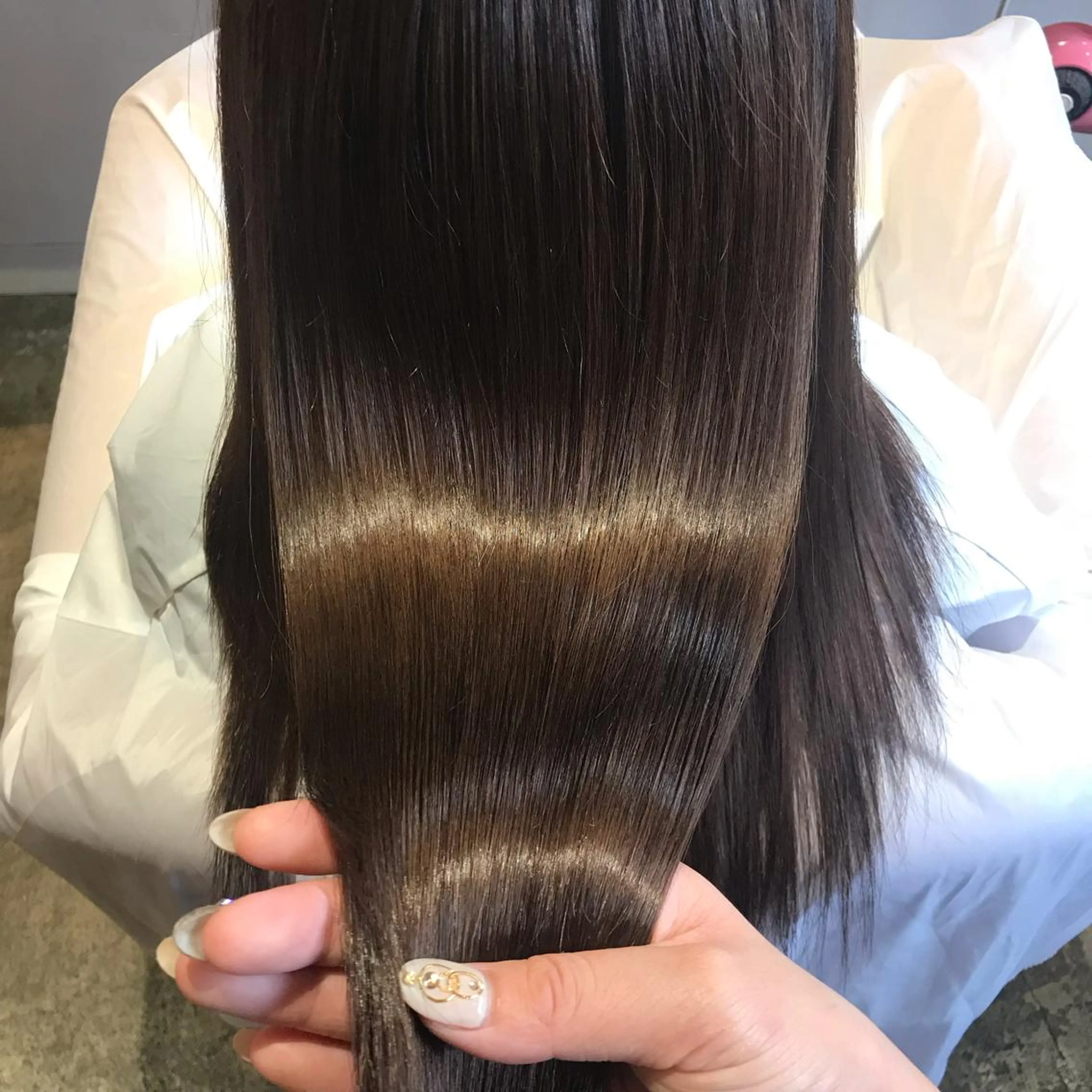 ロング カラー 髪質改善×矯正🫧 韓国ヘアasamiのヘアスタイル