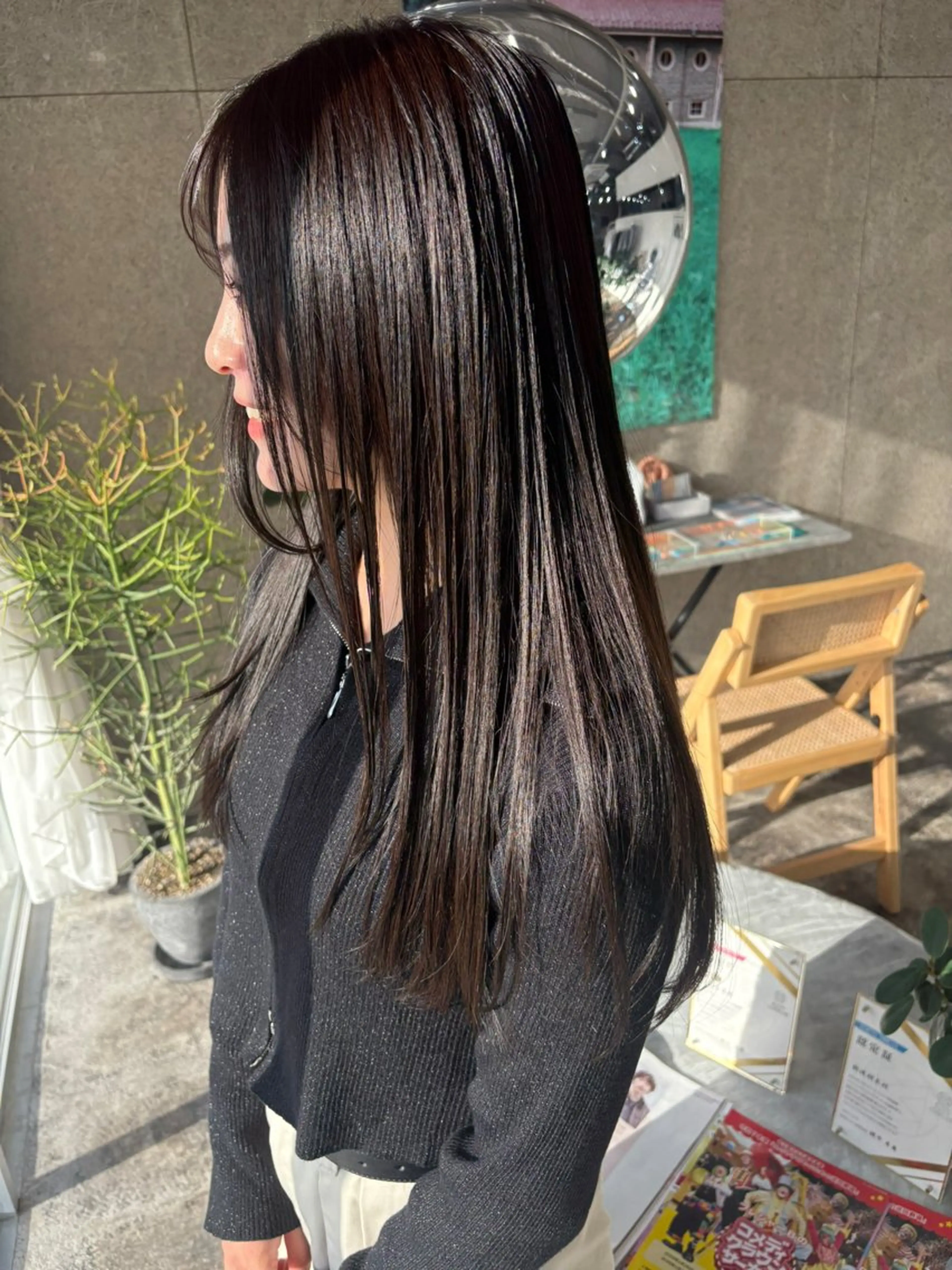 カラー グレージュ オリーブグレージュ オリーブグレー KUBO HADUKIのヘアスタイル