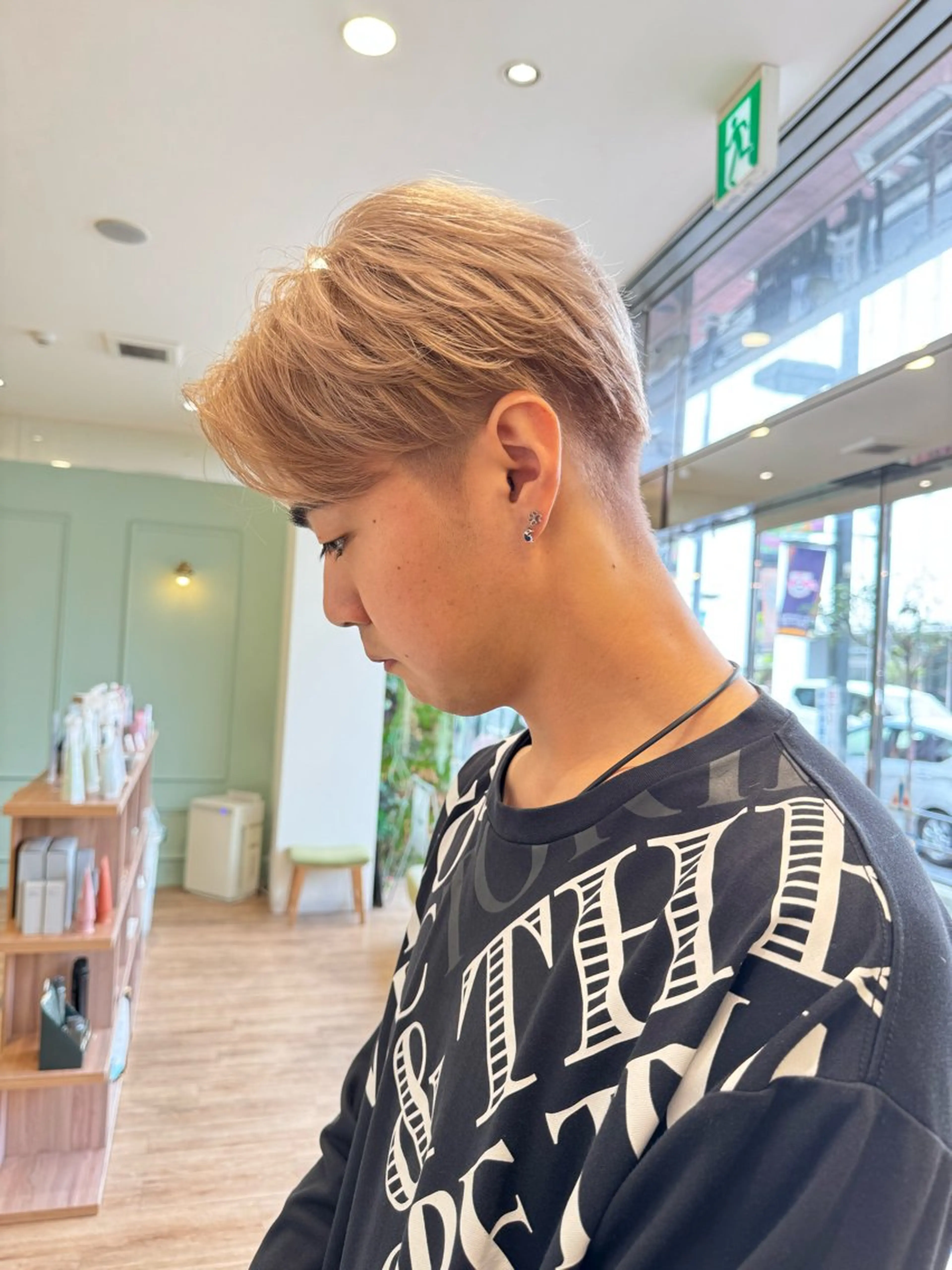 カラー メンズ カット ヘアカラー メンズカット/ ブリーチ/かほのヘアスタイル