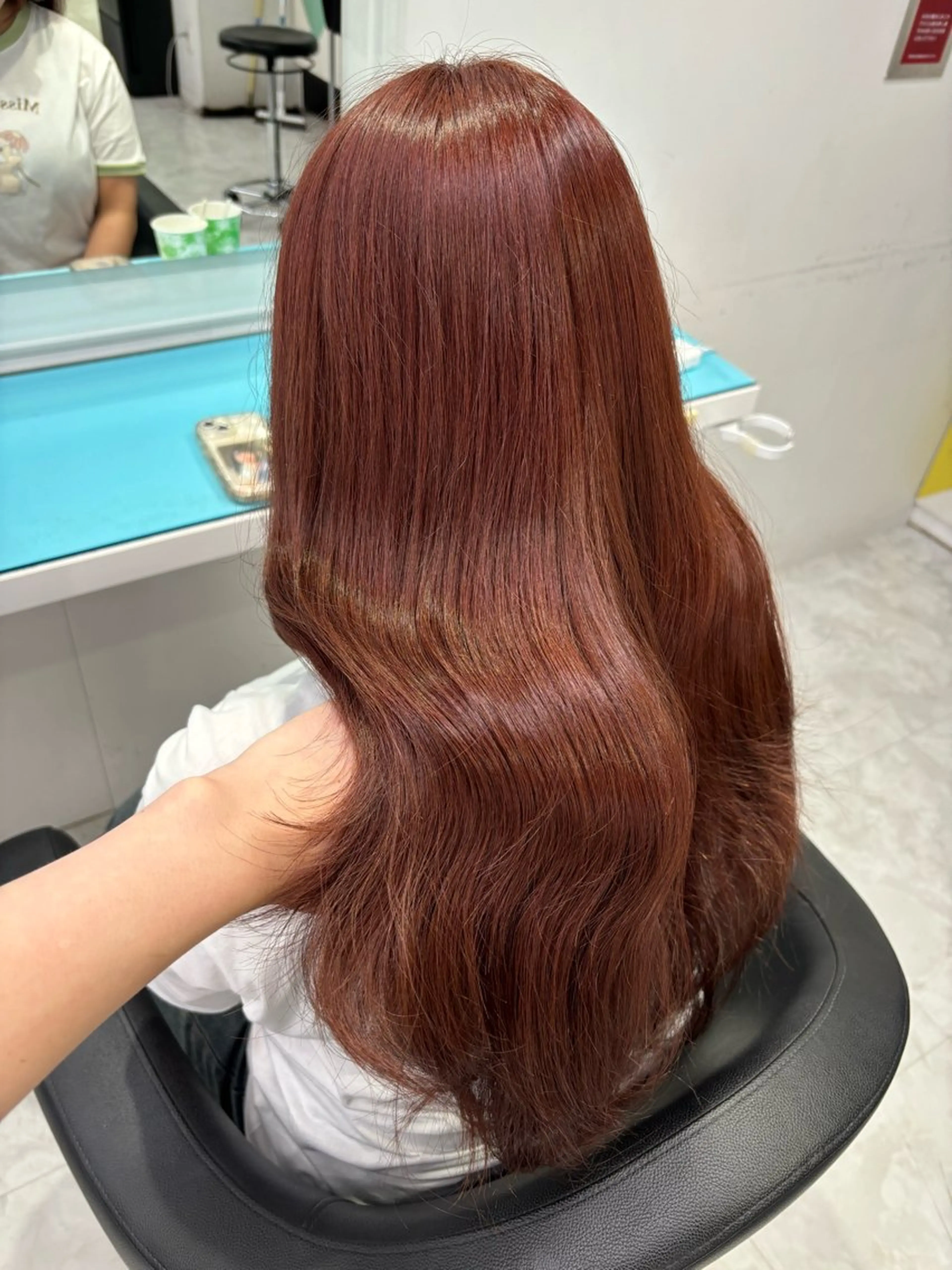 ロング ヘアカラー ブリーチなし暖色 💗AKARI💗のヘアスタイル