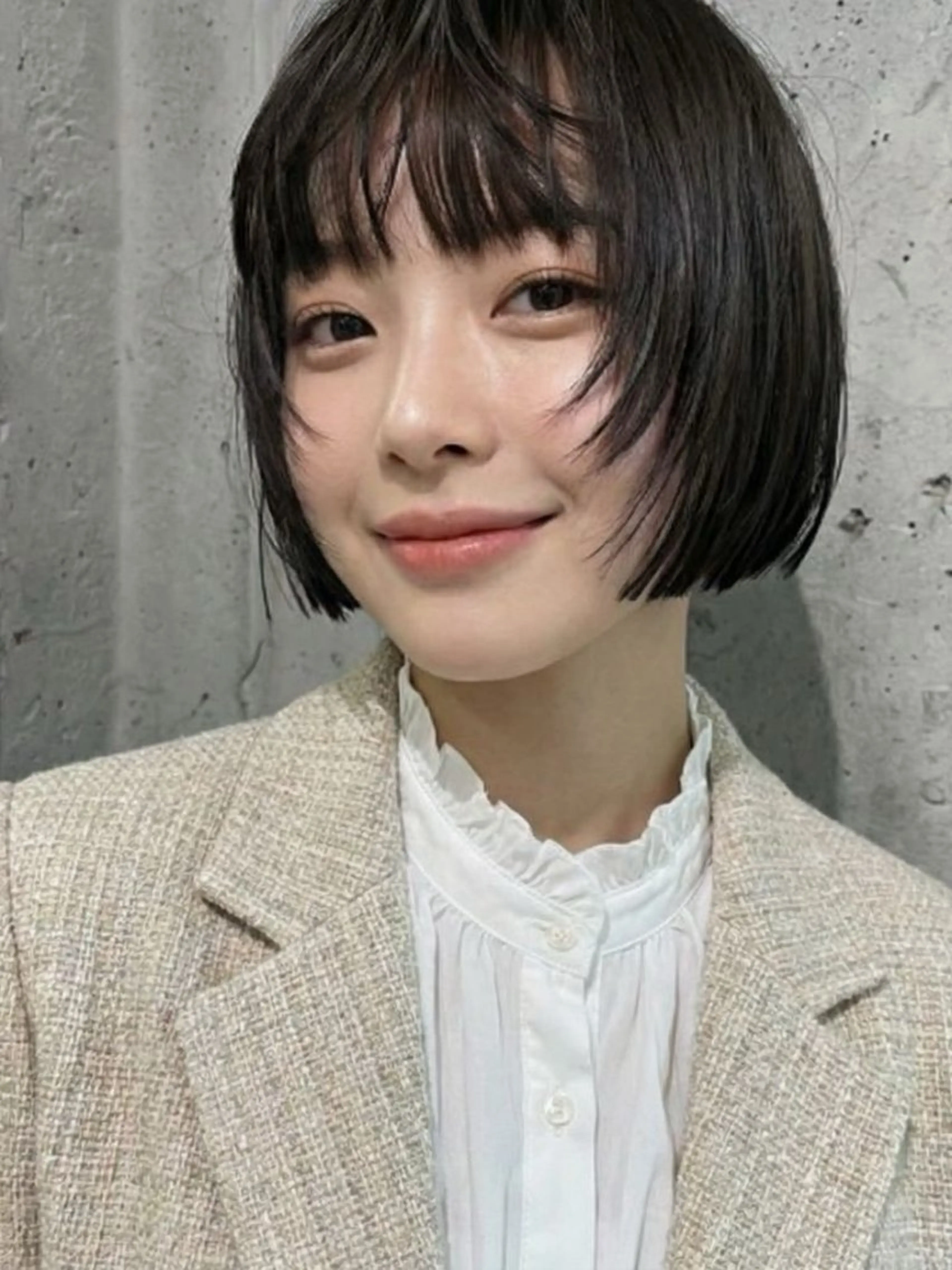 ショート カット トリートメント 🐺レイヤーカット/ カラー/蓮太🍏のヘアスタイル