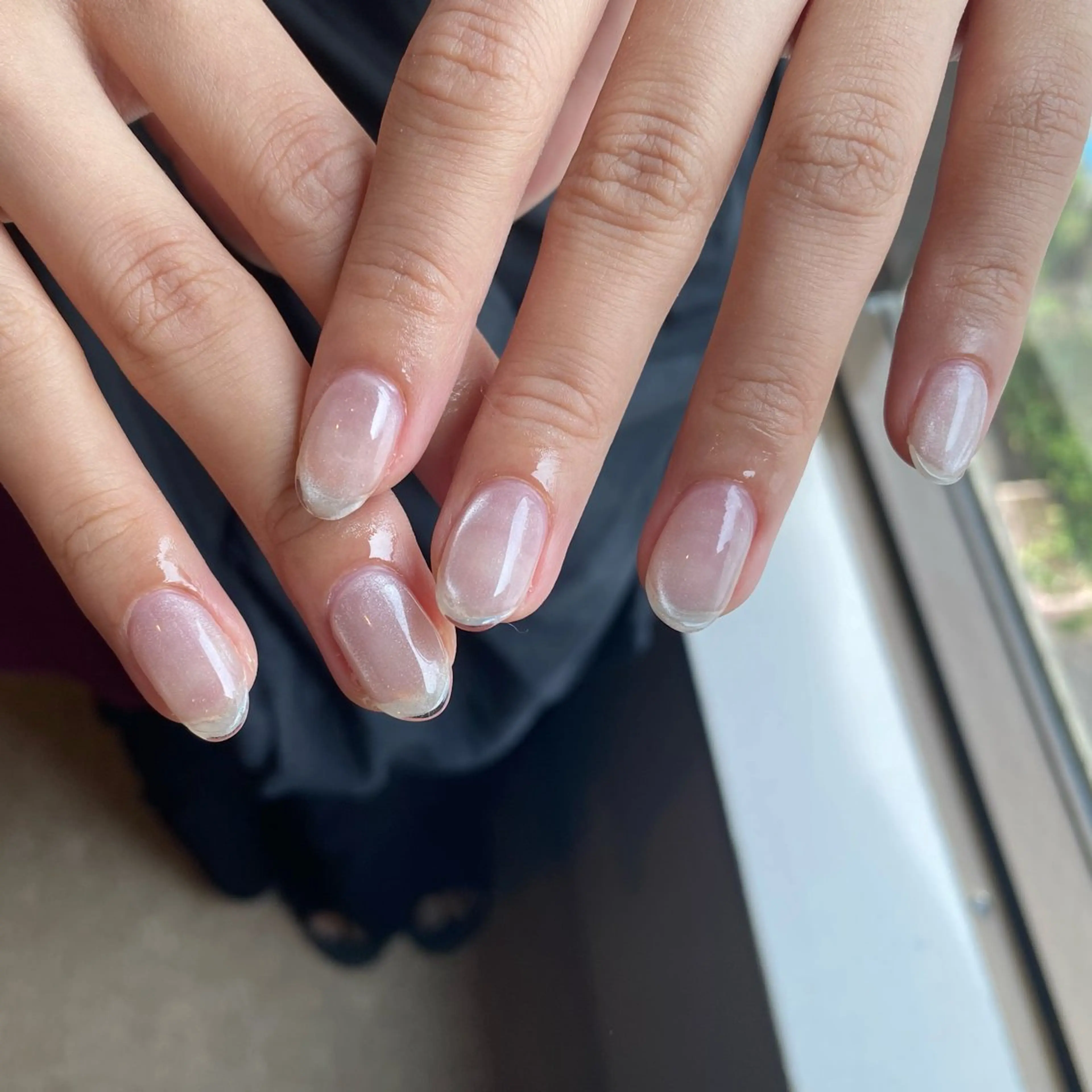 ネイル クリアネイル ハンドネイル scre as Etelのネイルデザイン