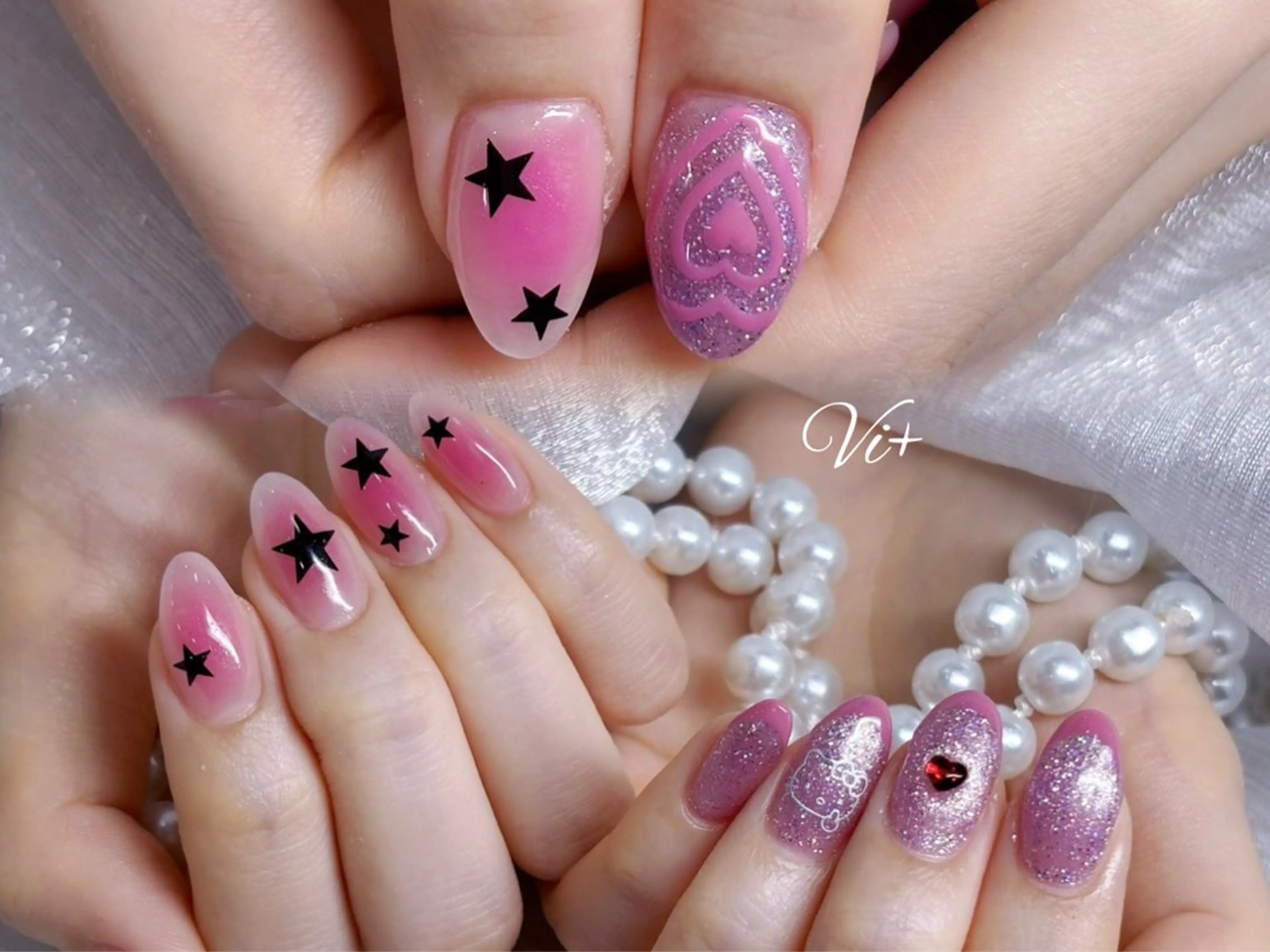 ネイル ハンドネイル ✨Nailsalon Vi+✨のネイルデザイン