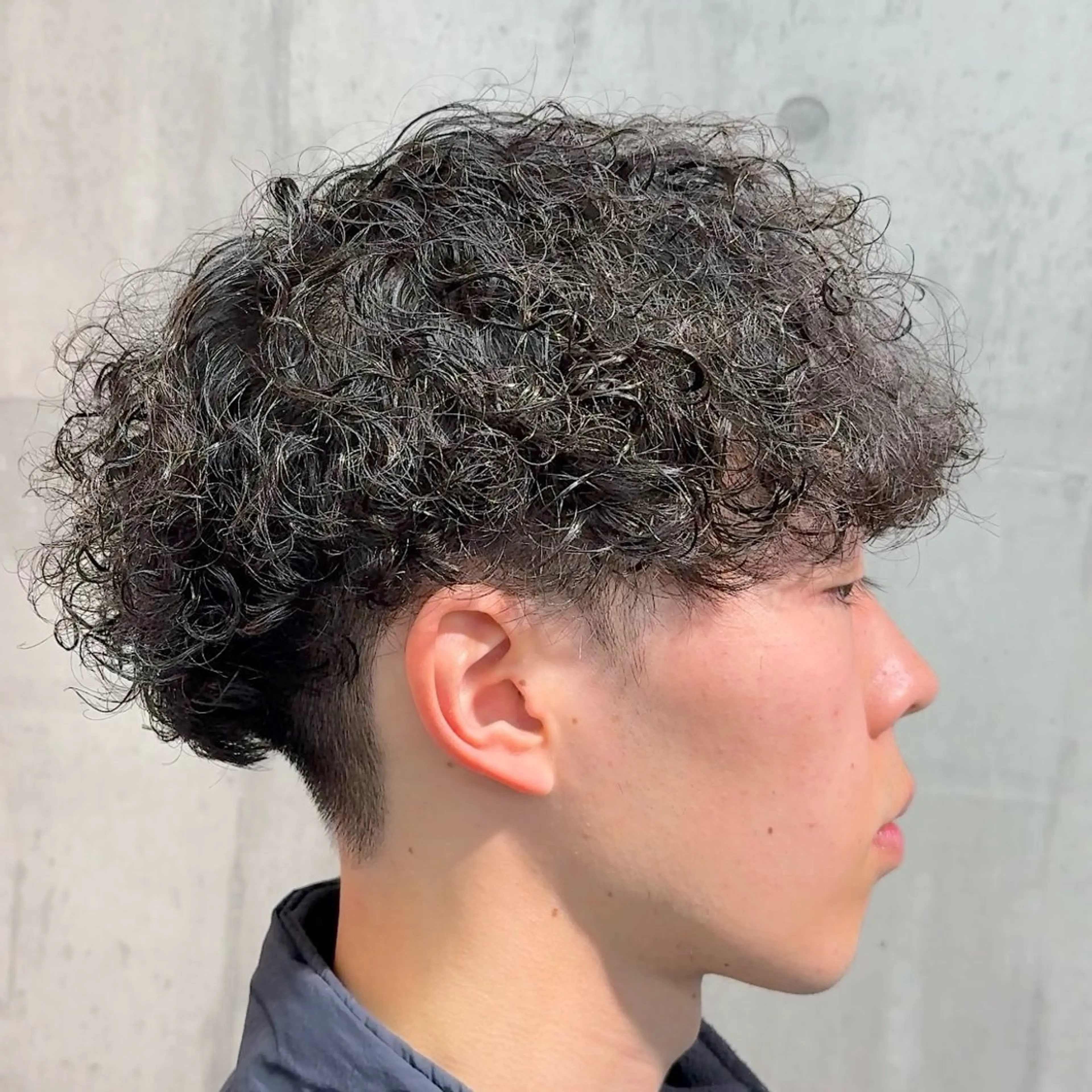 ショート パーマ ヘアアレンジ メンズ MENIN メンズ サロン　望月　涼太のヘアスタイル