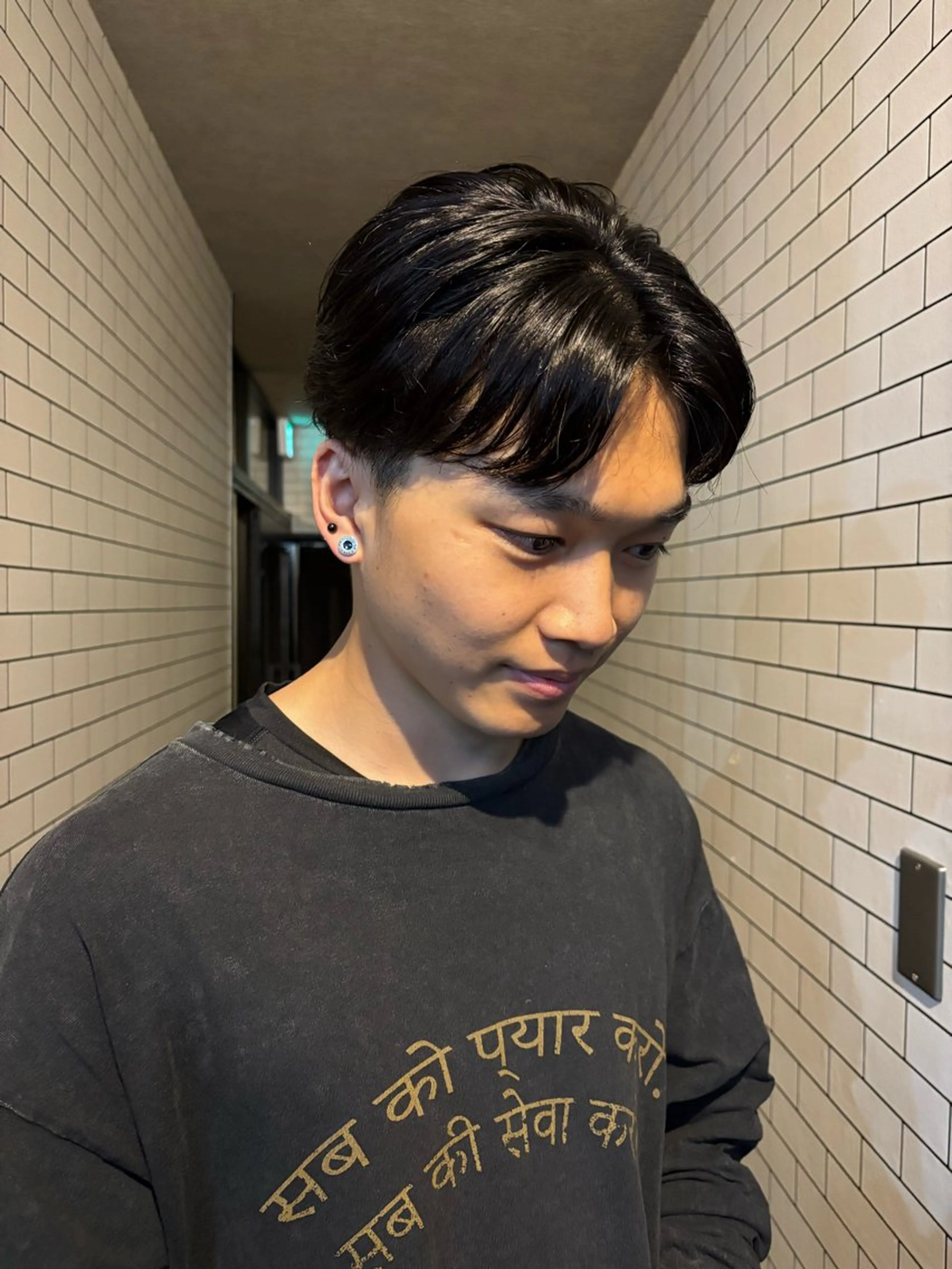 ショート カット ヘッドスパ 透明感カラー/パーマ /烏丸御池/寿々乃のヘアスタイル