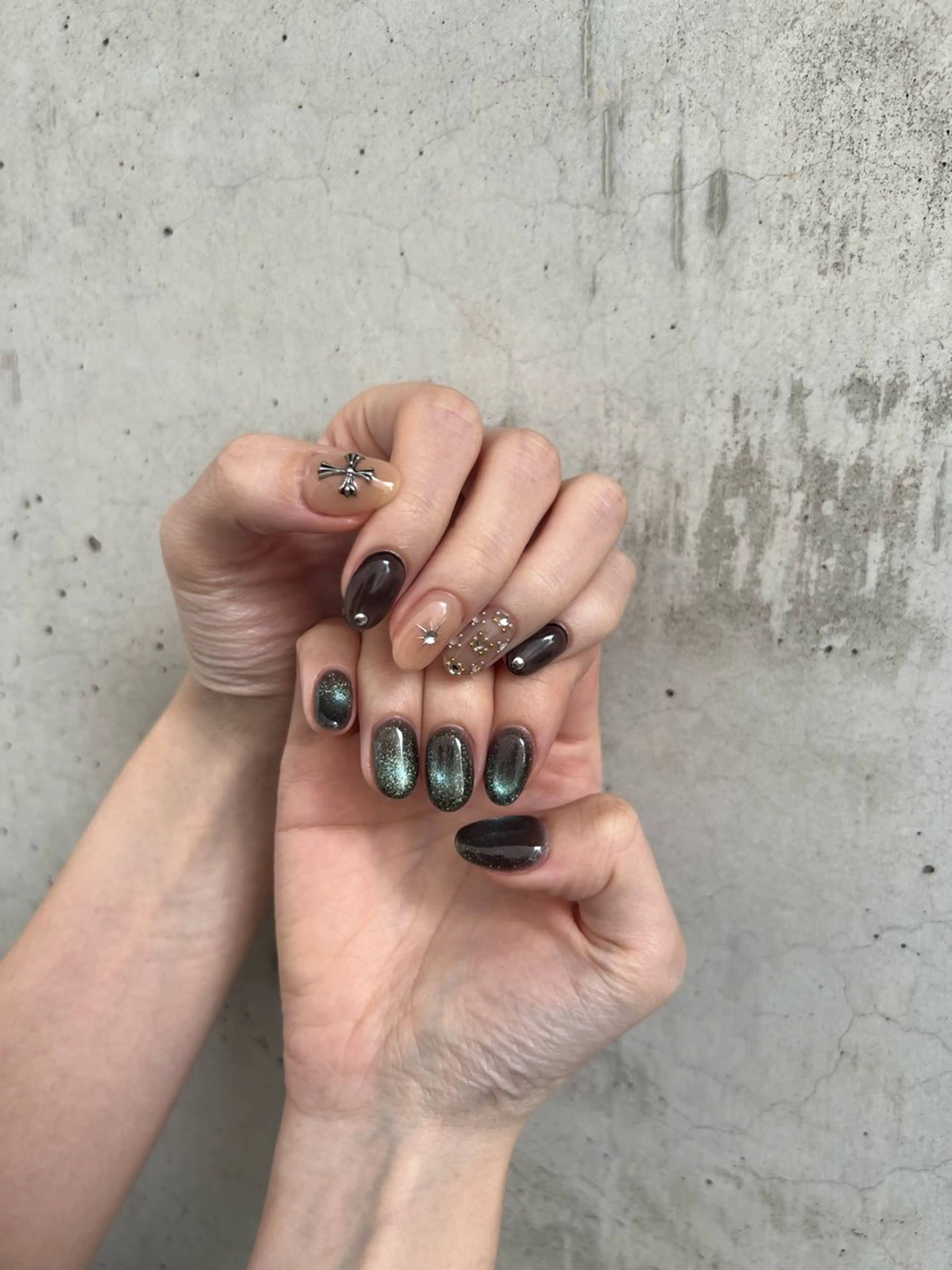 ネイル マグネットネイル 持ち込み ニュアンスネイル Charme. NOBUKOのネイルデザイン