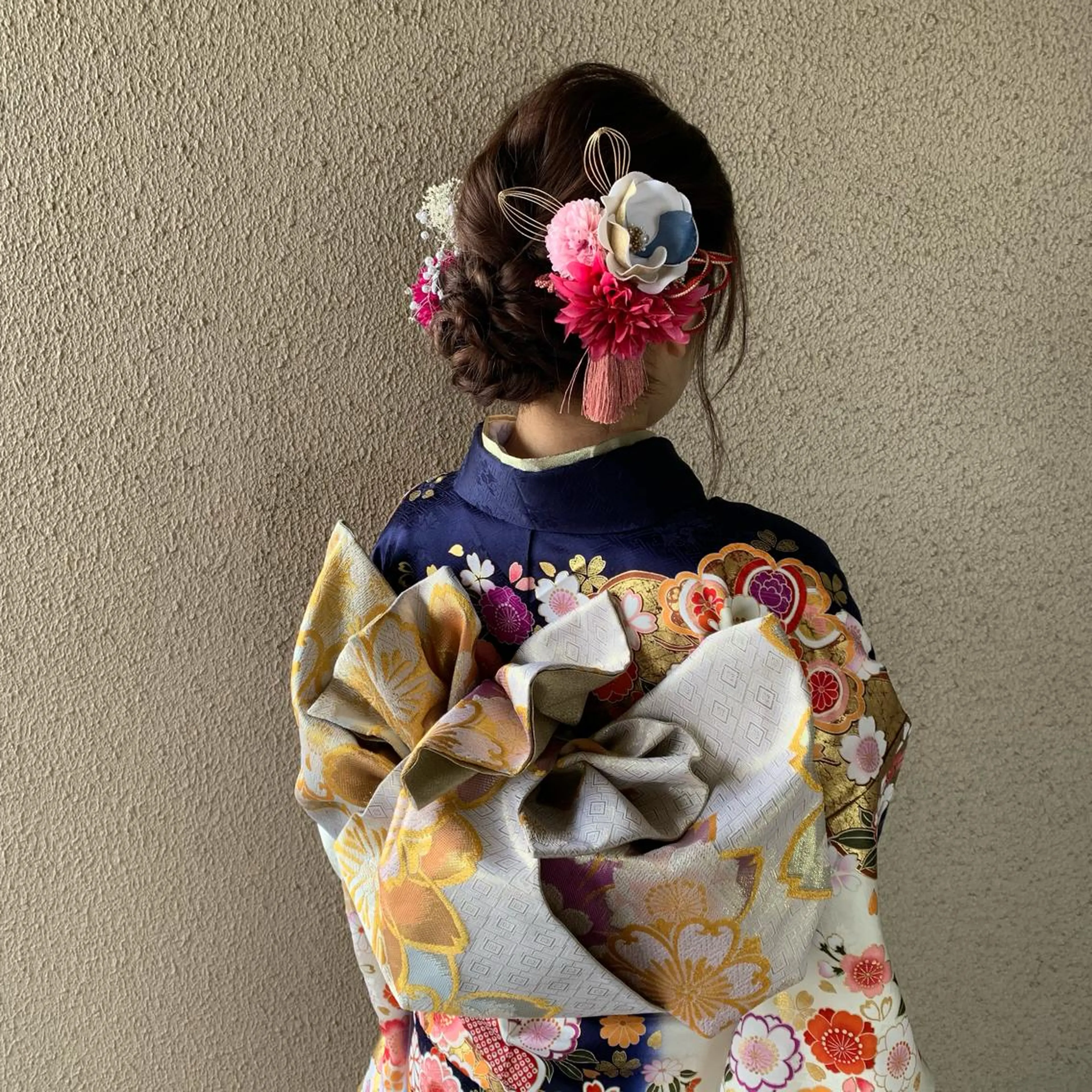 セミロング カラー 着付け chouette/ 根本優希のヘアスタイル