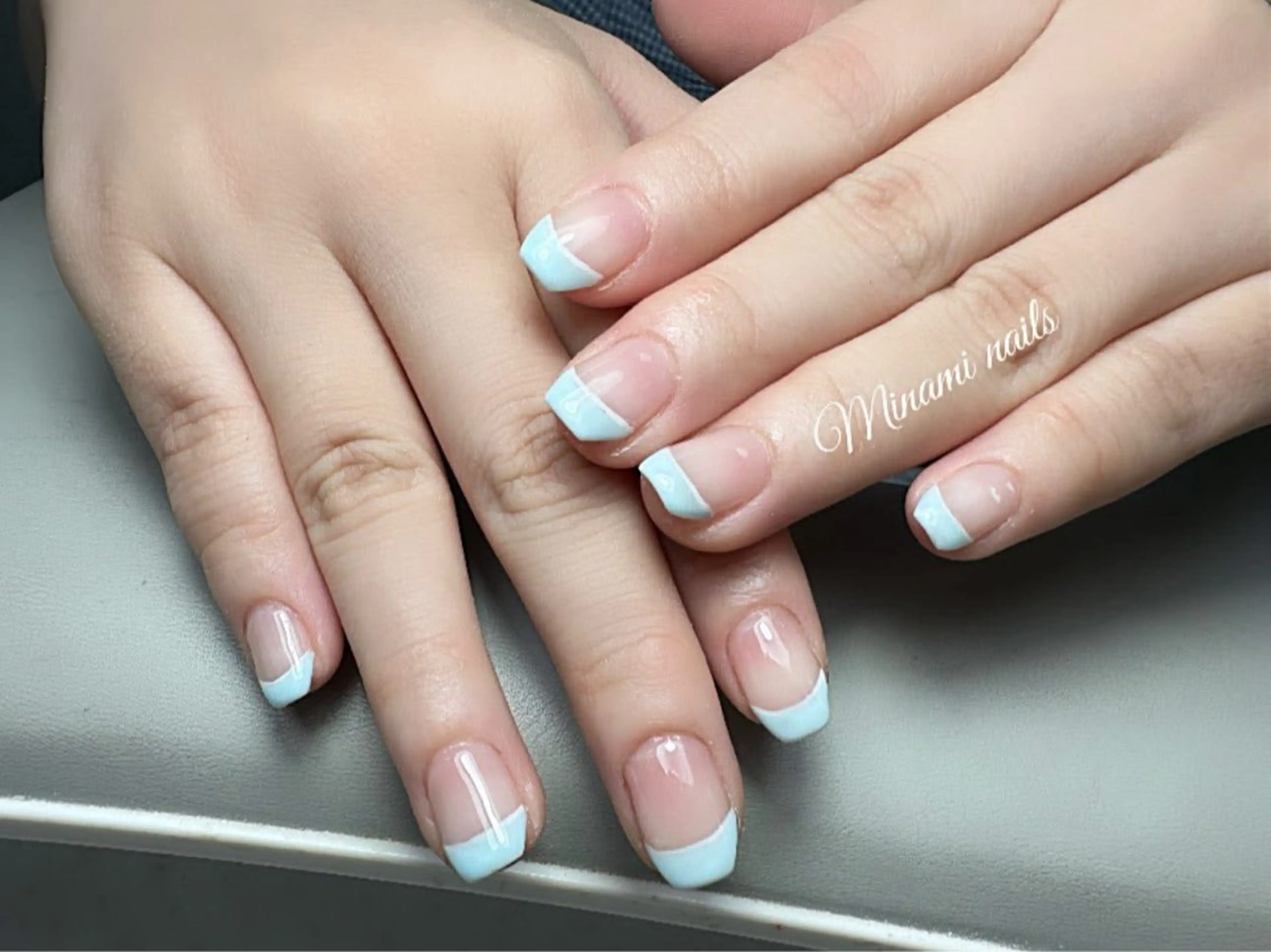 ネイル アートネイル オーロラネイル ガーリー キラキラネイル 韓国ネイル Minami Nailsのネイルデザイン