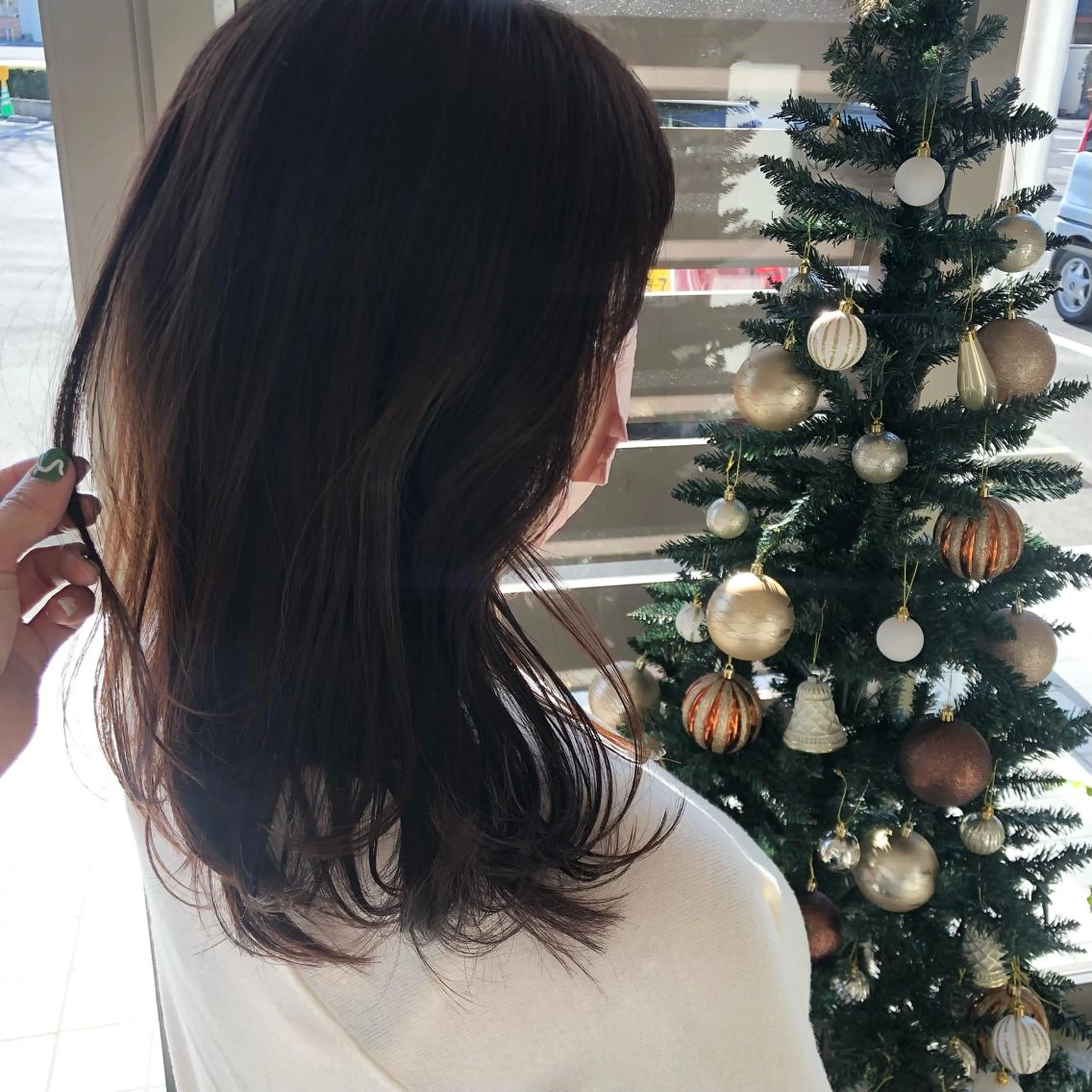 ミディアム 堀越 エリのヘアスタイル