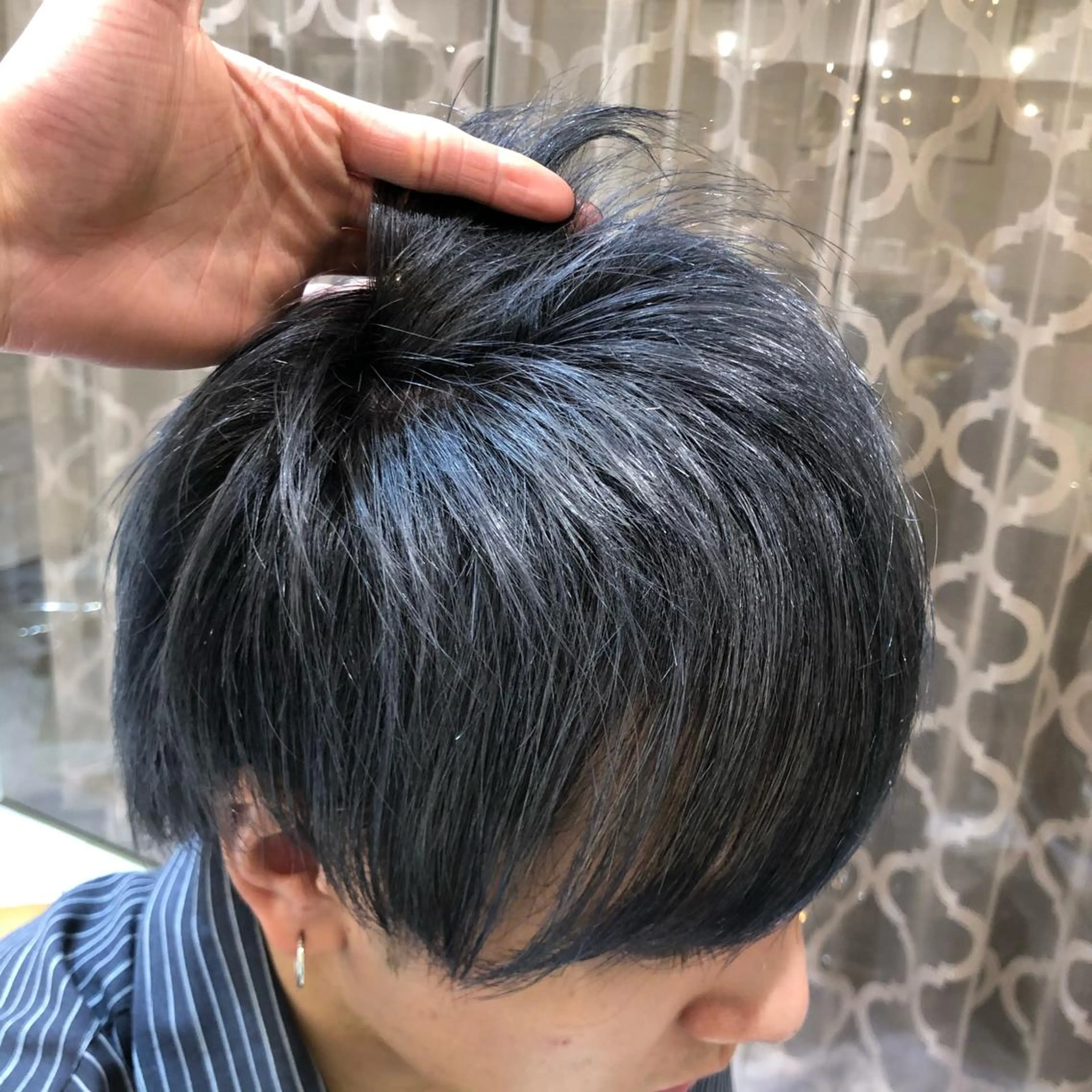 カラー メンズ メンズブリーチ ブリーチ レイヤーと顔まわり 大好き❣️関口拓馬のヘアスタイル