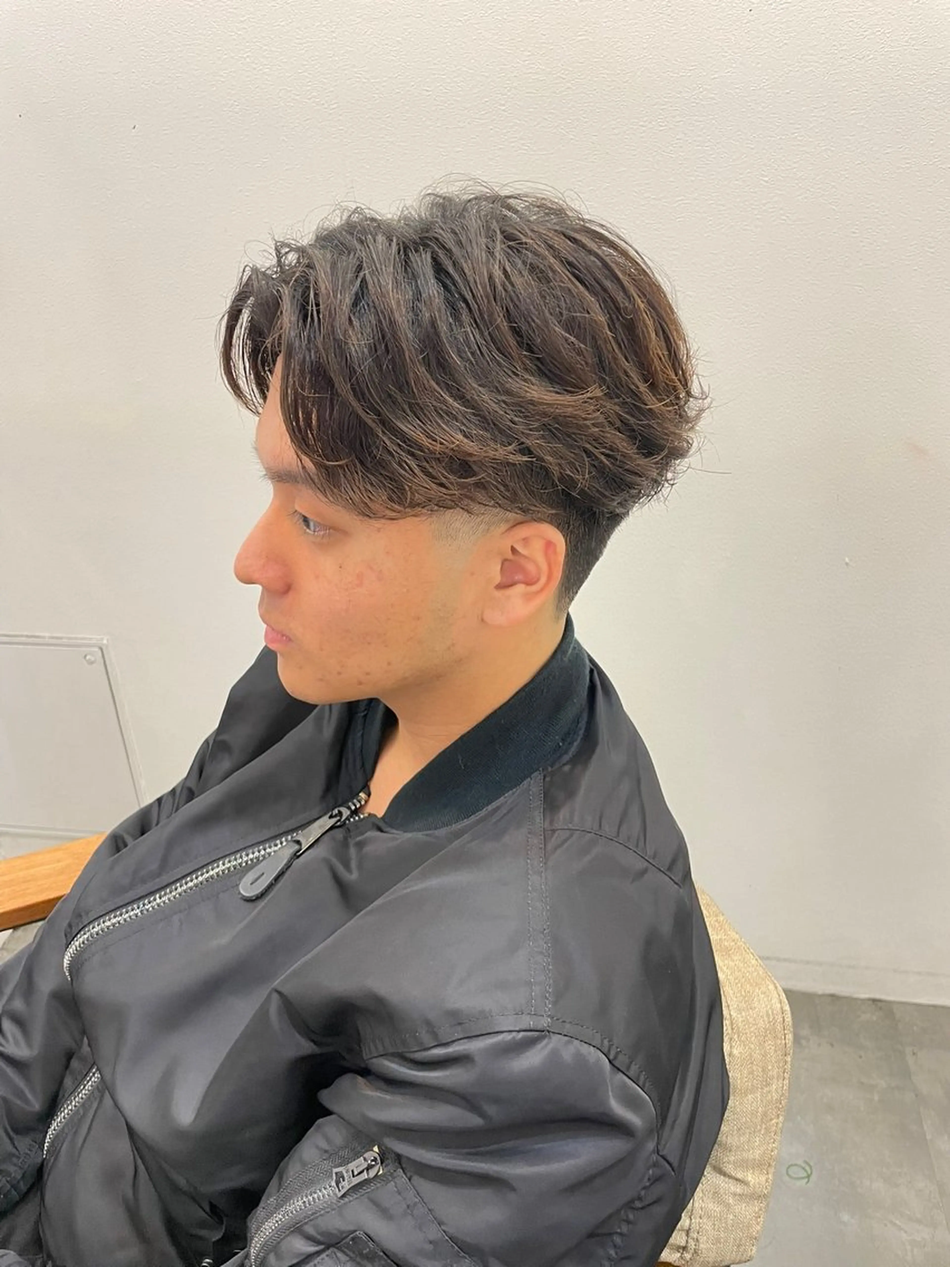 ショート パーマ ヘアアレンジ メンズ カット パーマ ヘアセット SALOWIN横浜店所属・🔥メンズ特化🔥 木村 祐太のヘアスタイル