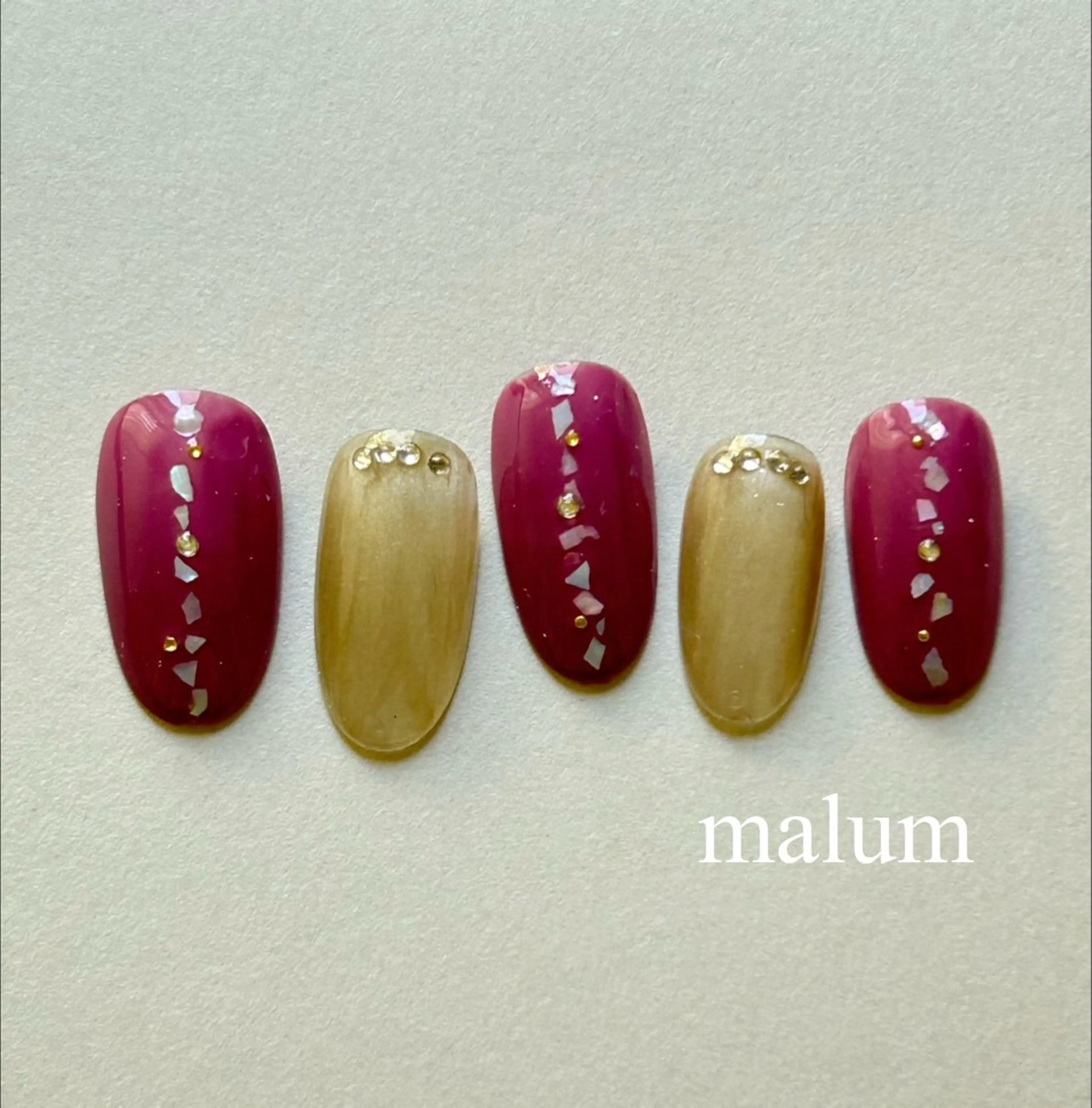 ネイル ハンドネイル malum nailのネイルデザイン