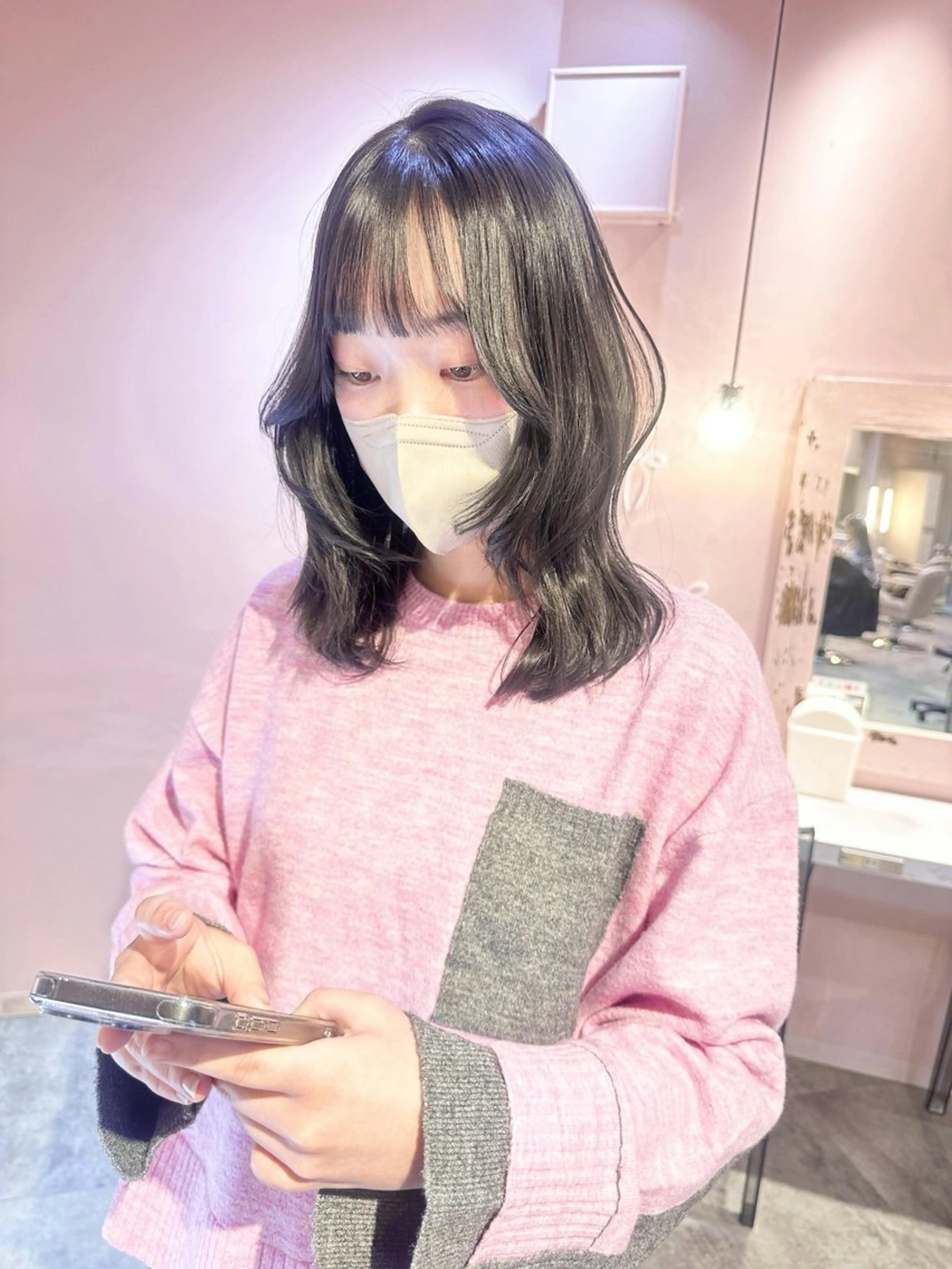 ミディアム 🐰🎀艶髪特化 yuzuka🎀🐰のヘアスタイル