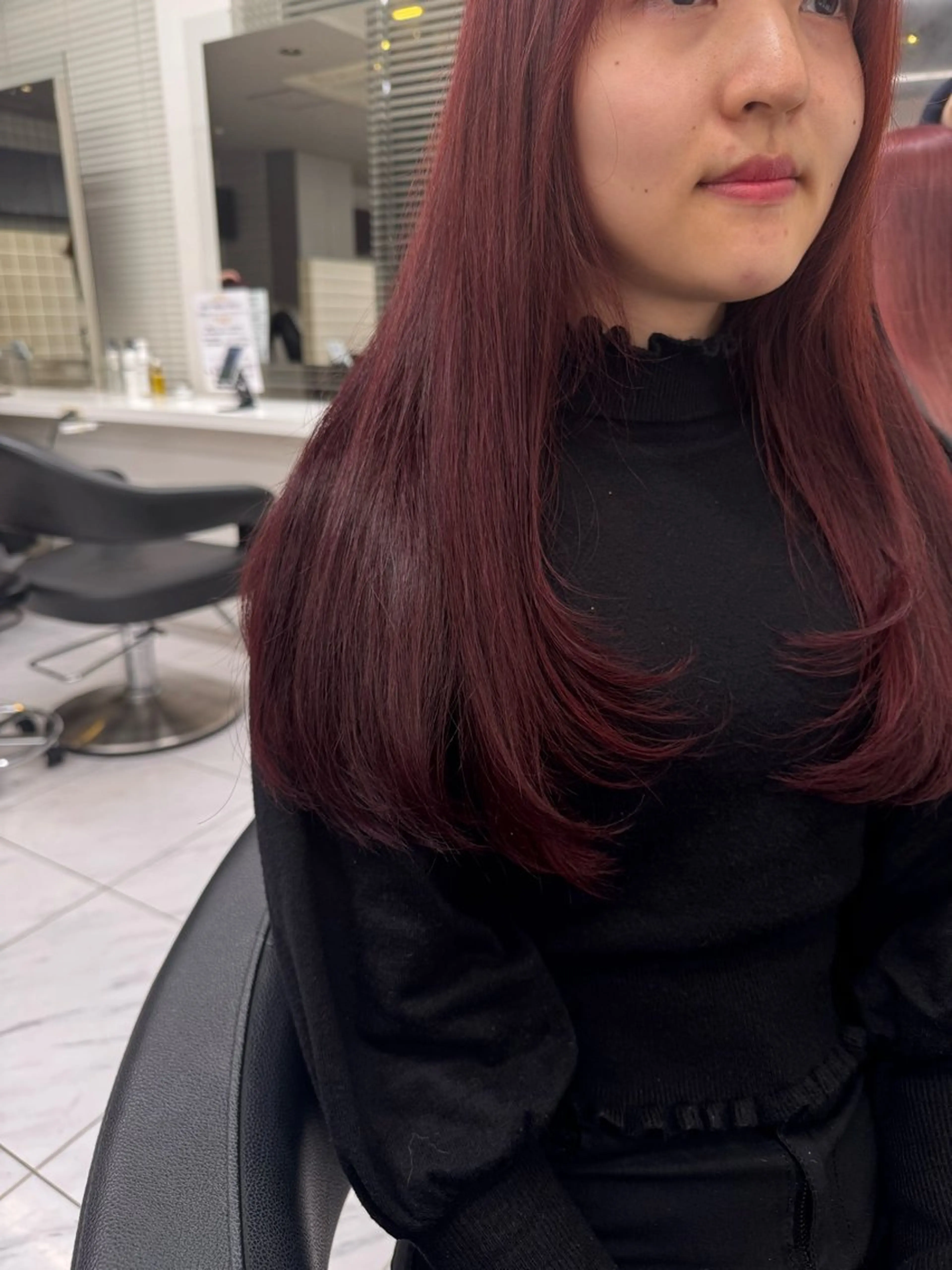 ロング カラー パーマ ヘアアレンジ メンズ キッズ 韓国系🇰🇷🩶 艶暗髪/MEIのヘアスタイル