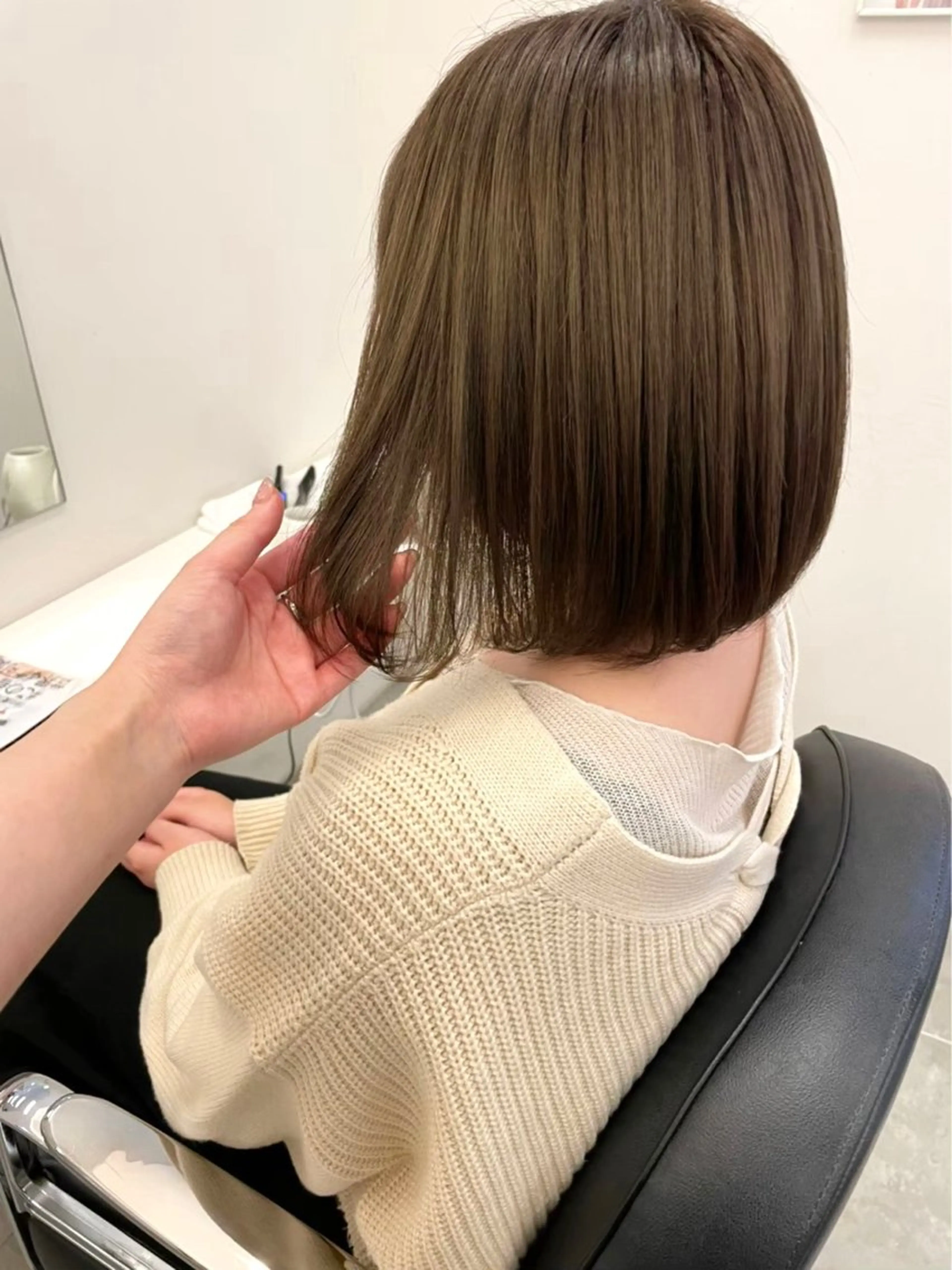 ミディアム カラー カット ヘアカラー ♡ParveMix NANO♡のヘアスタイル