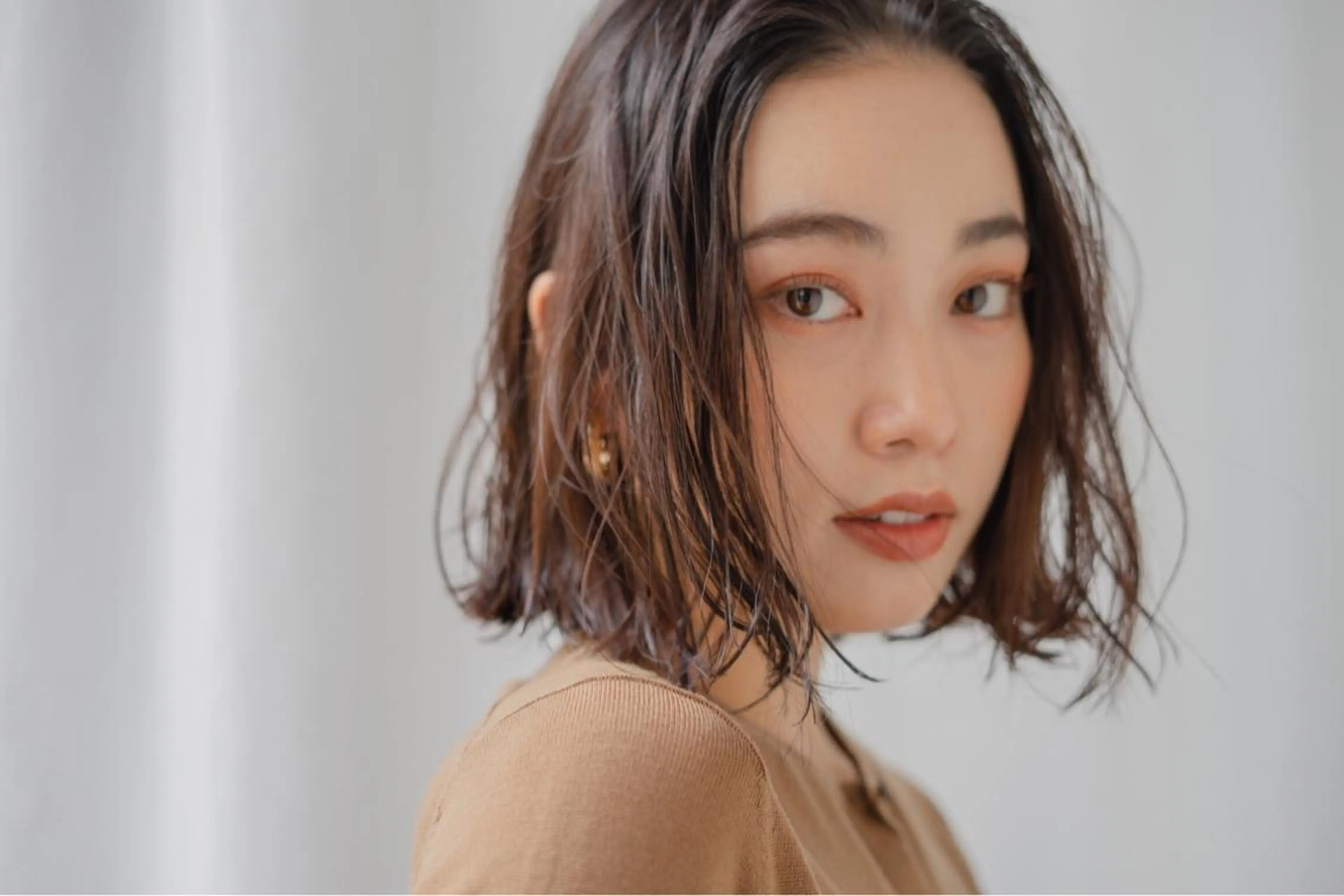 ミディアム カラー カット ヘアカラー トリートメント レイヤー,ボブ / 彩未のヘアスタイル