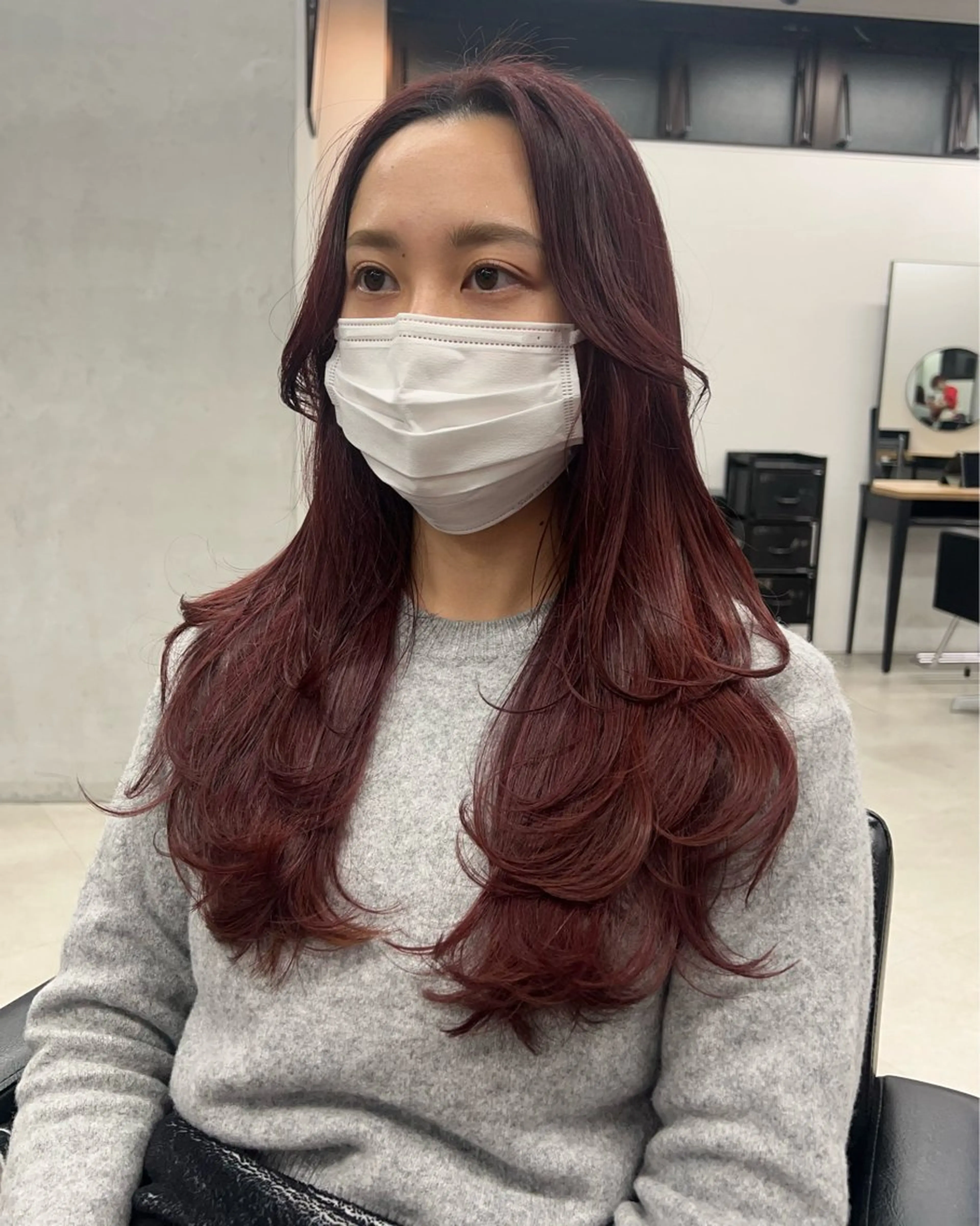 ロング 暖色カラー/レイヤー カット☁️MEI☁️のヘアスタイル