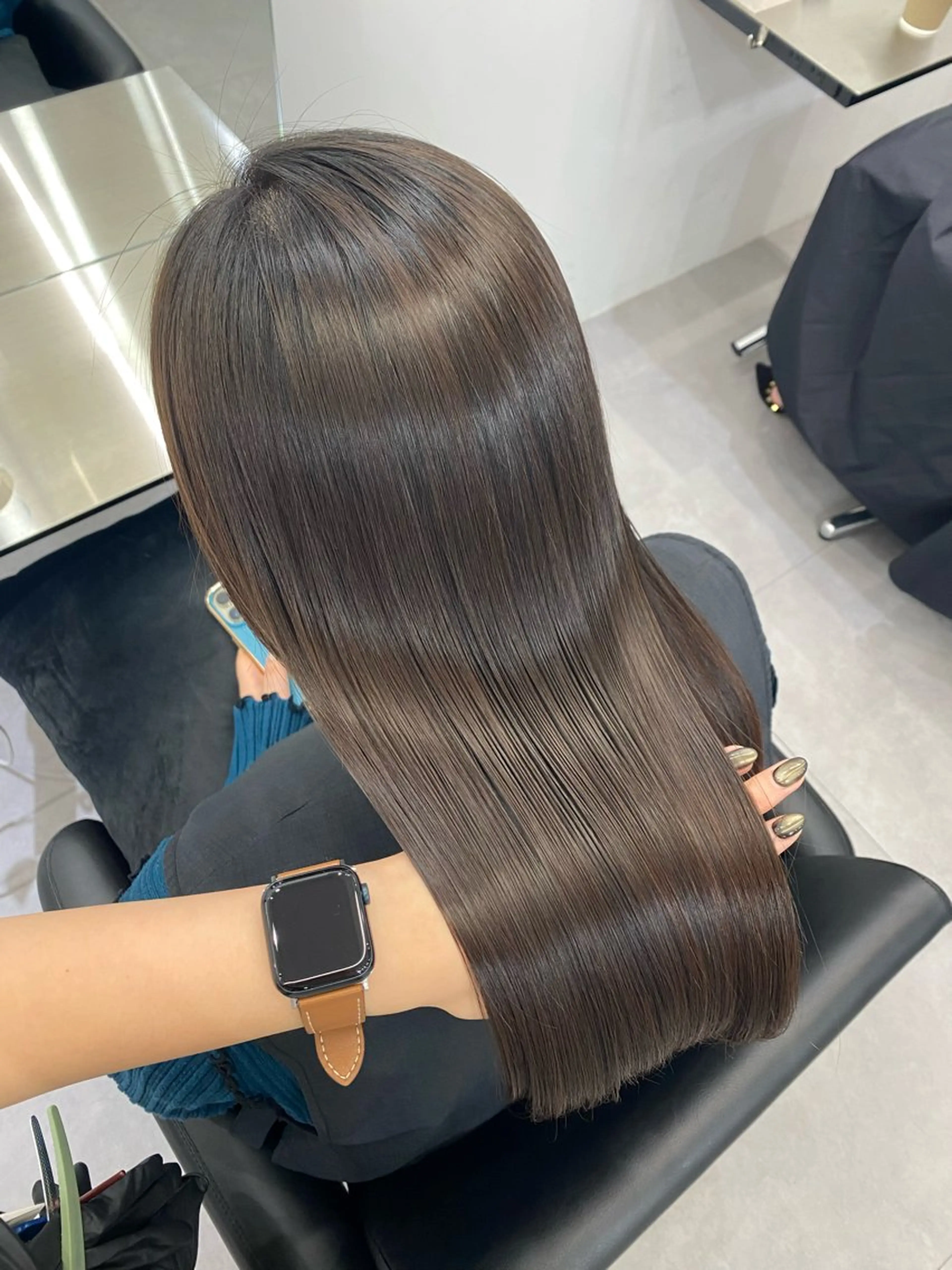 ロング 艶髪/縮毛矯正/ Core mikuaのヘアスタイル