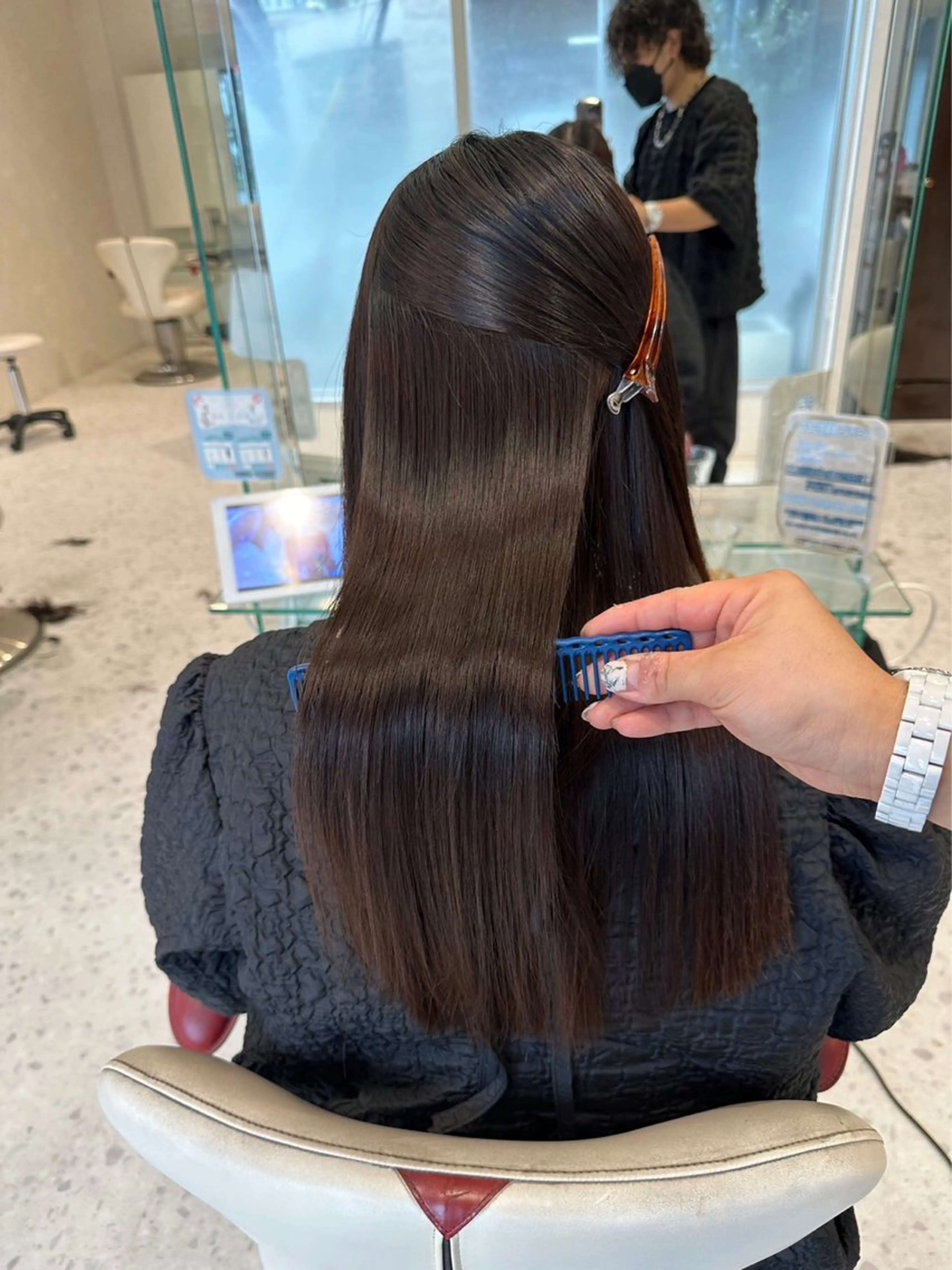 セミロング 奈良村 圭吾のヘアスタイル