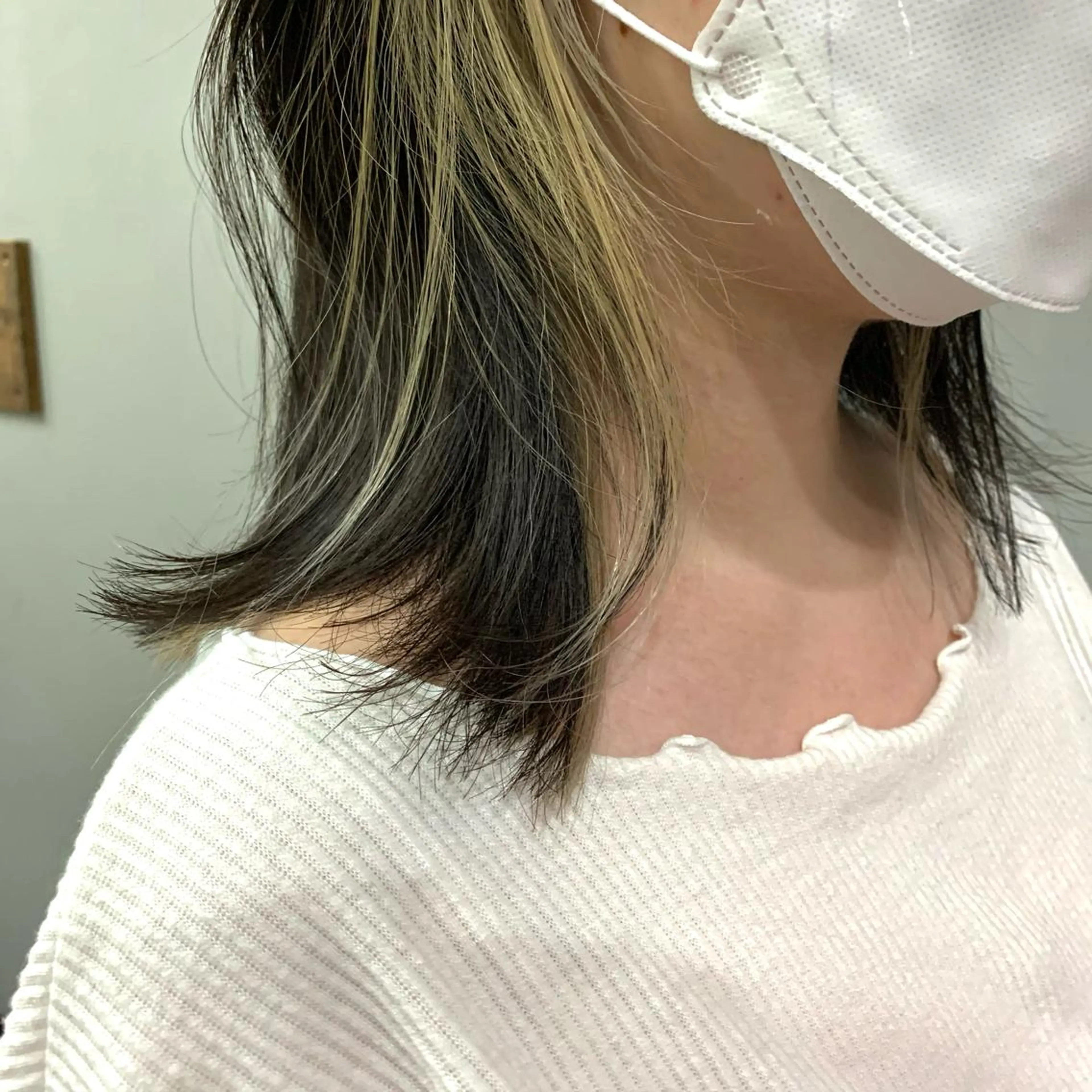 ミディアム 似合わせカラーの達人 ダブルカラー/森栄範のヘアスタイル