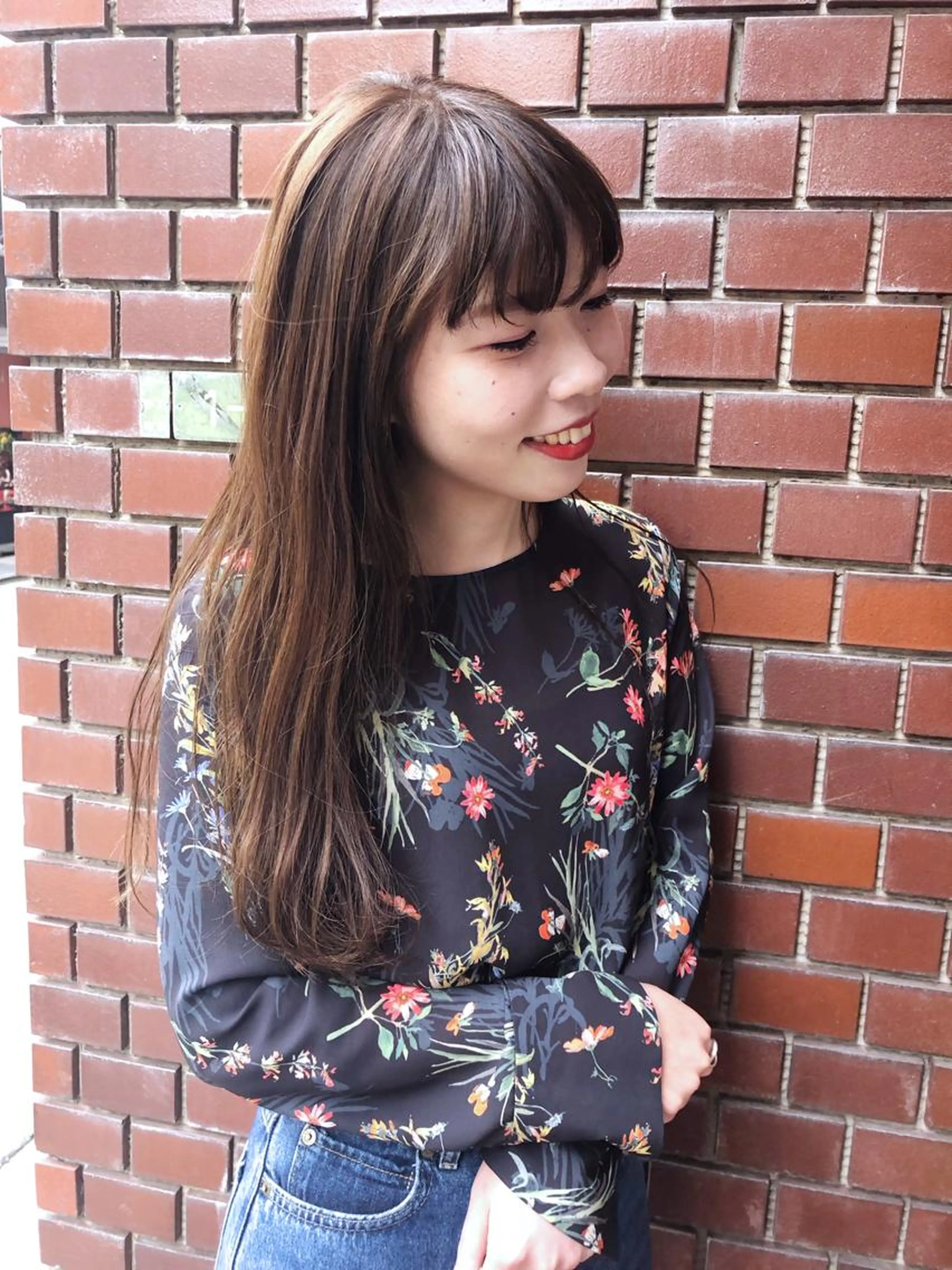 cut楽チン前髪パーマ⭐️の写真