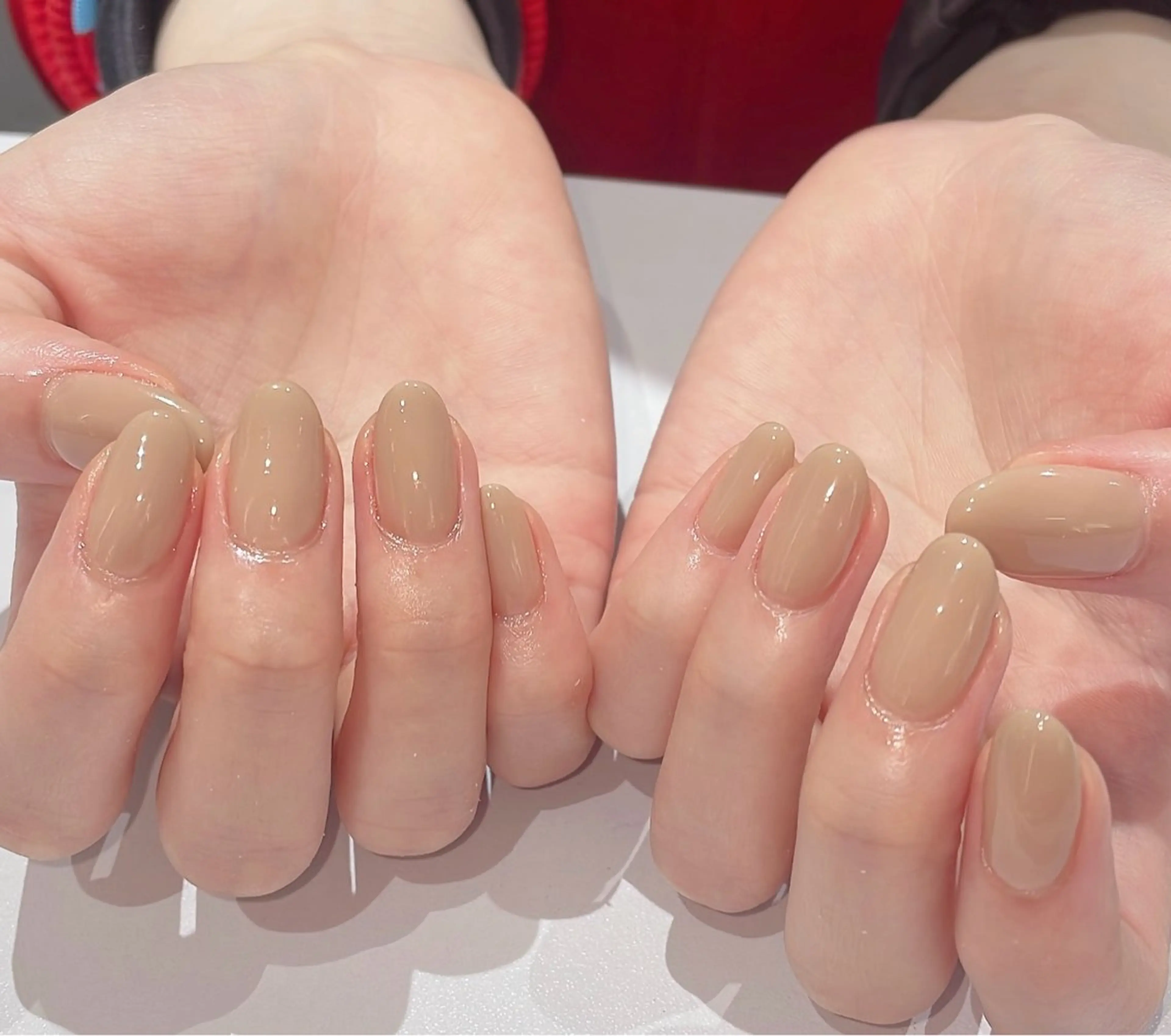 ネイル ワンカラーネイル 星 希乃歌のネイルデザイン