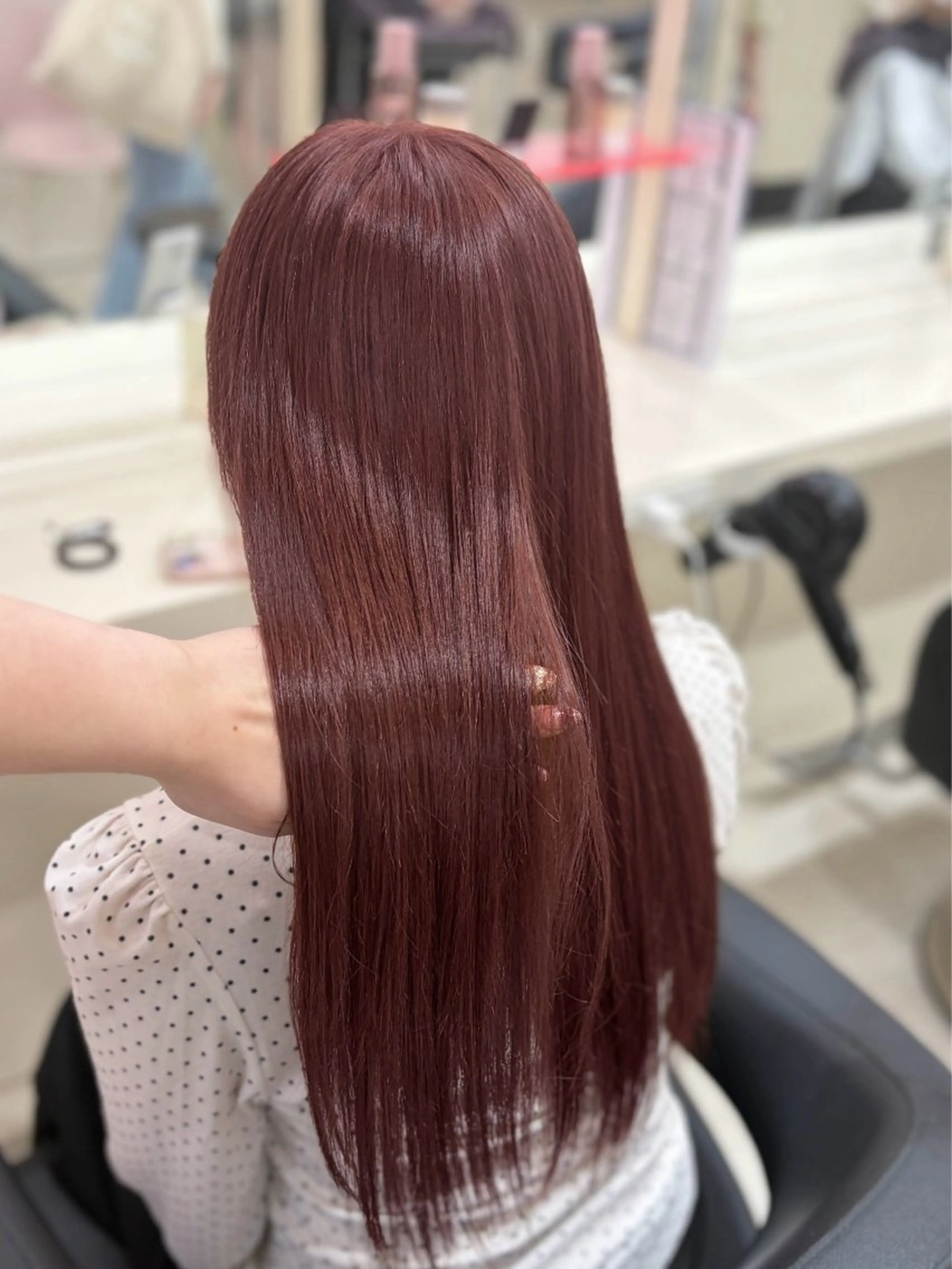 カラー ヘアカラー 暖色ガーリーヘア🎀 MEARI🩰のヘアスタイル
