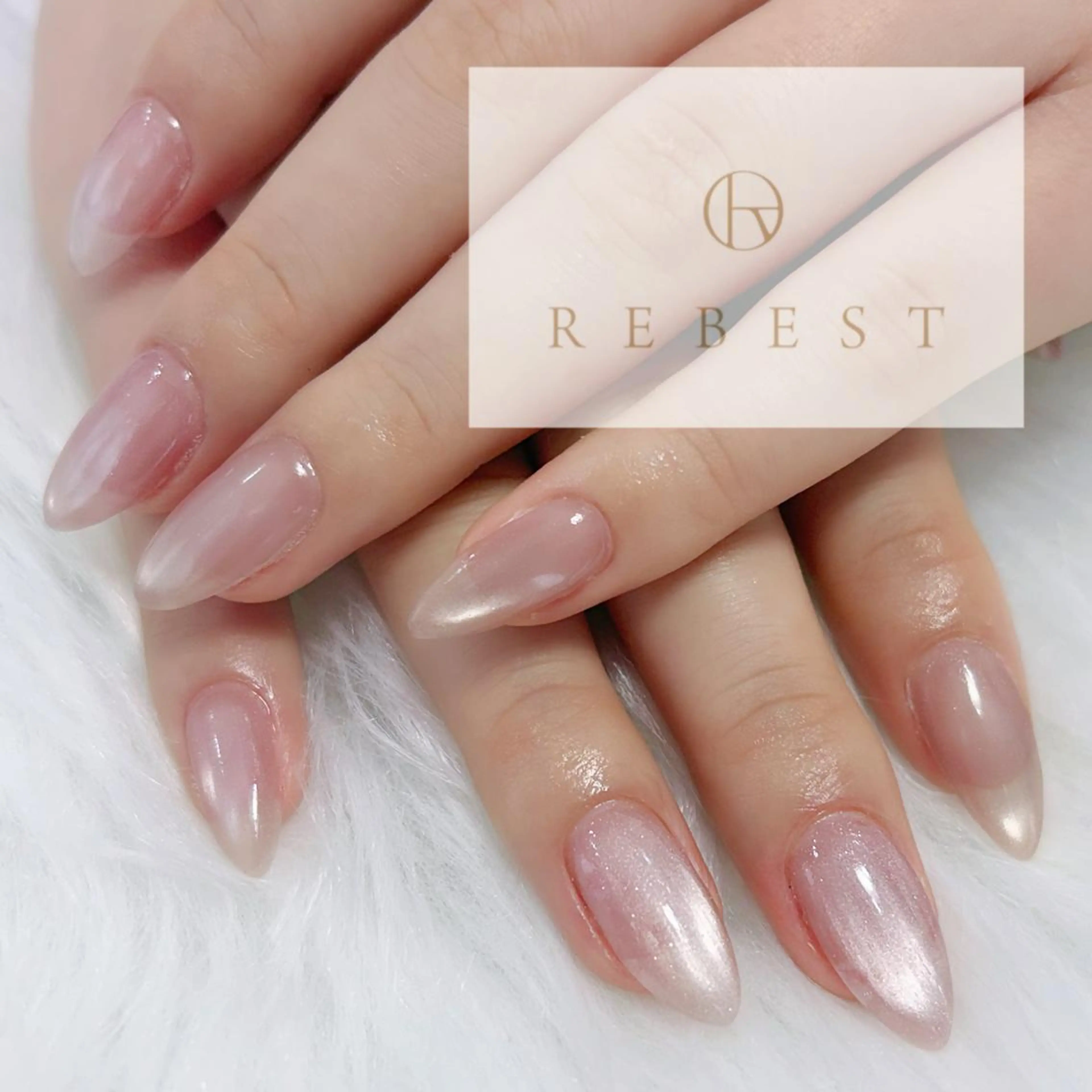 ネイル ハンドネイル ❤️💛REBEST 京橋 nailのネイルデザイン