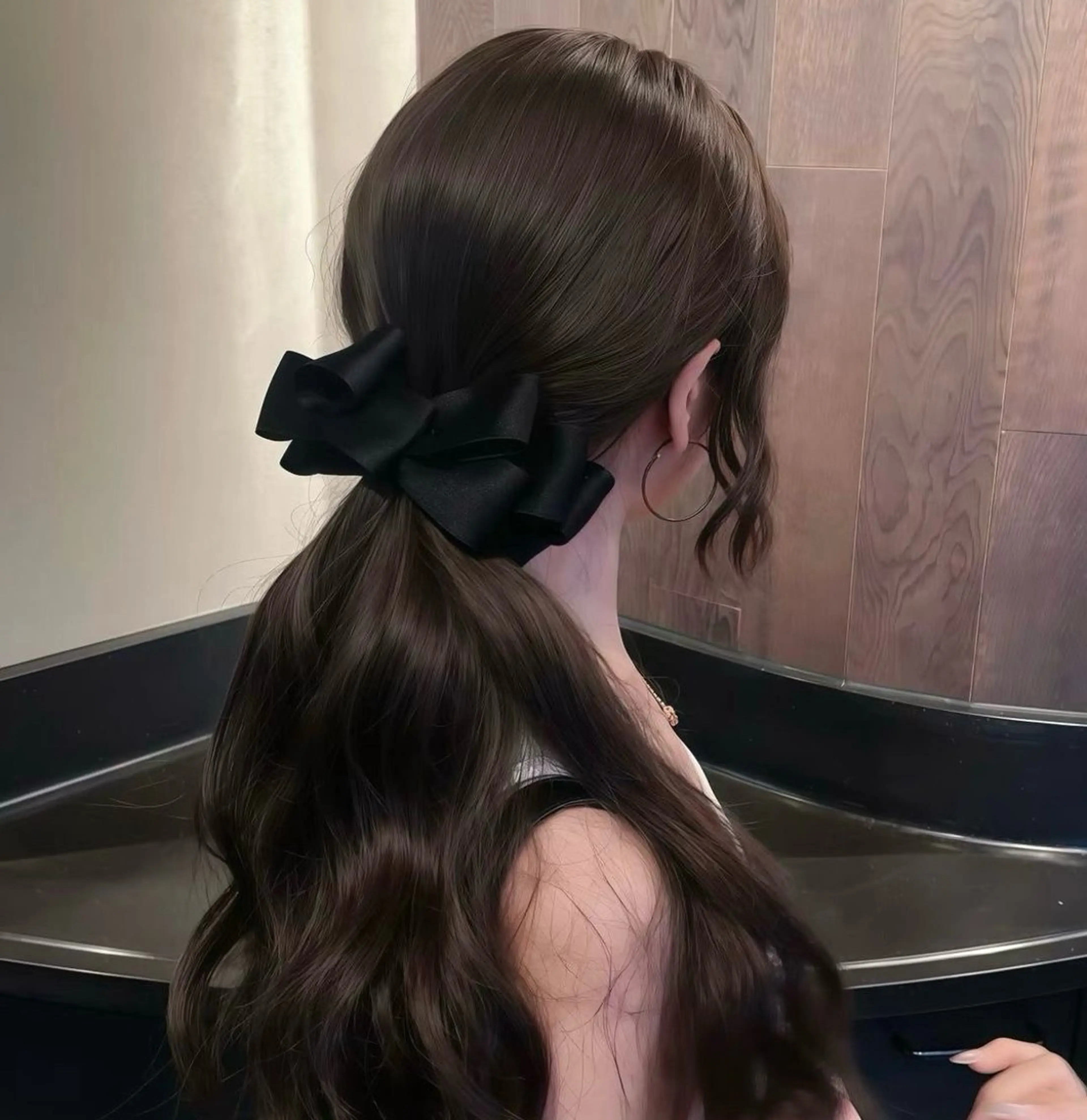 ロング カラー ヘアアレンジ 表参道˖ ࣪⊹/暗髪 /𝑹𝑰𝑶♡のヘアスタイル