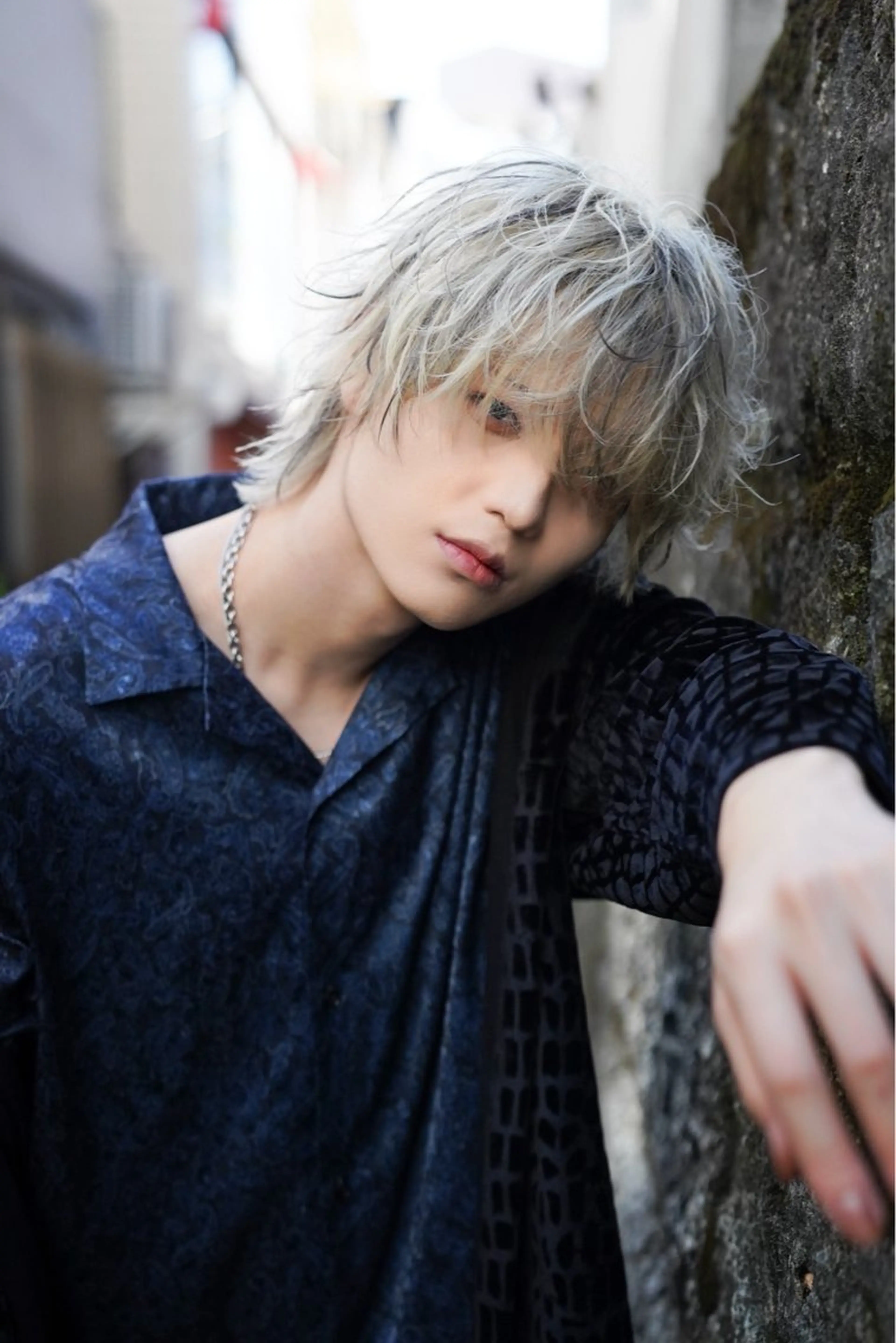 ショート カラー パーマ メンズ メンズハイトーン ハイトーンカラー カット 美容室sai KAITOのヘアスタイル