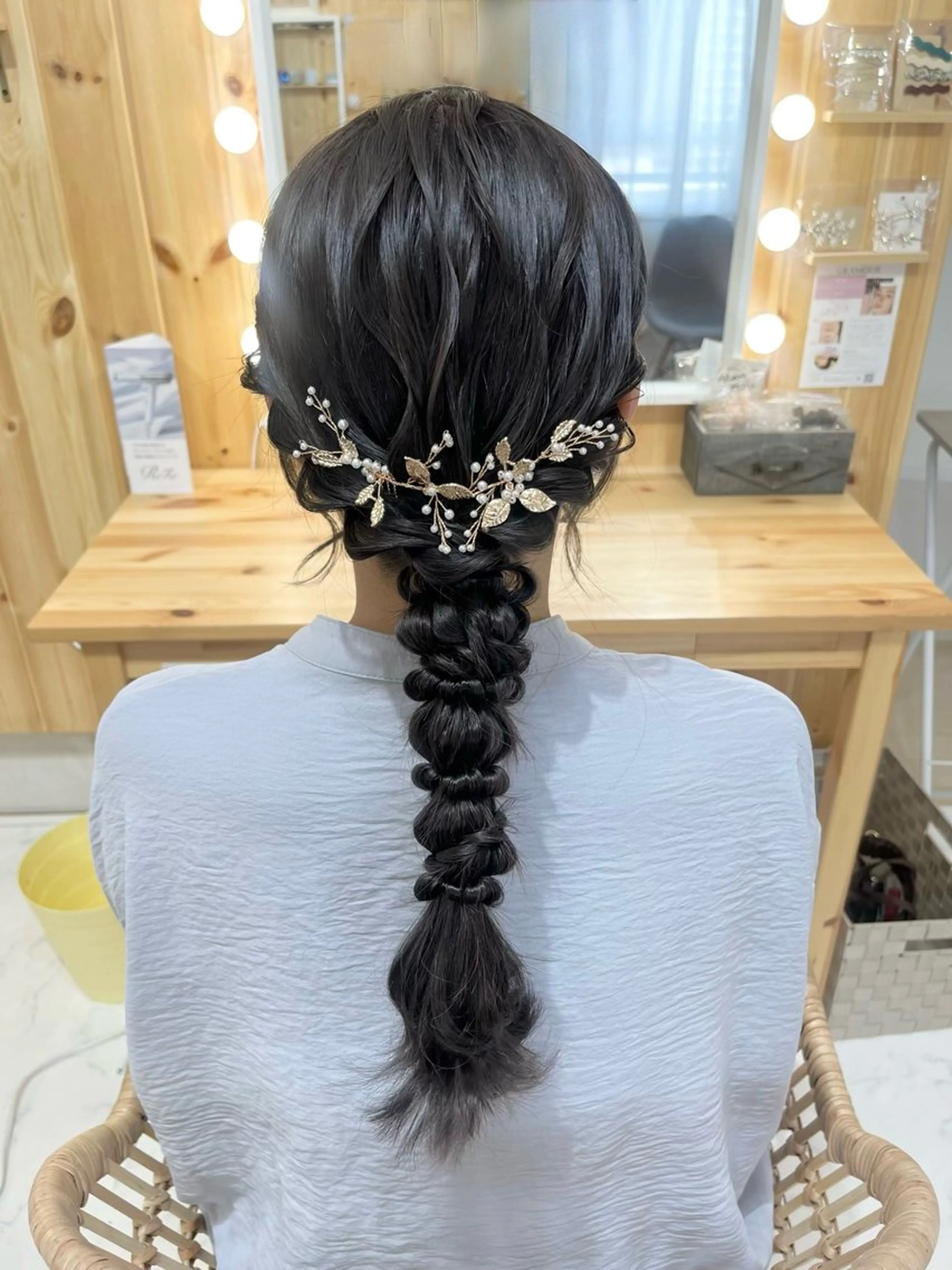 ロング ヘアアレンジ ヘアセット ヘアセットサロン /上坪愛美のヘアスタイル