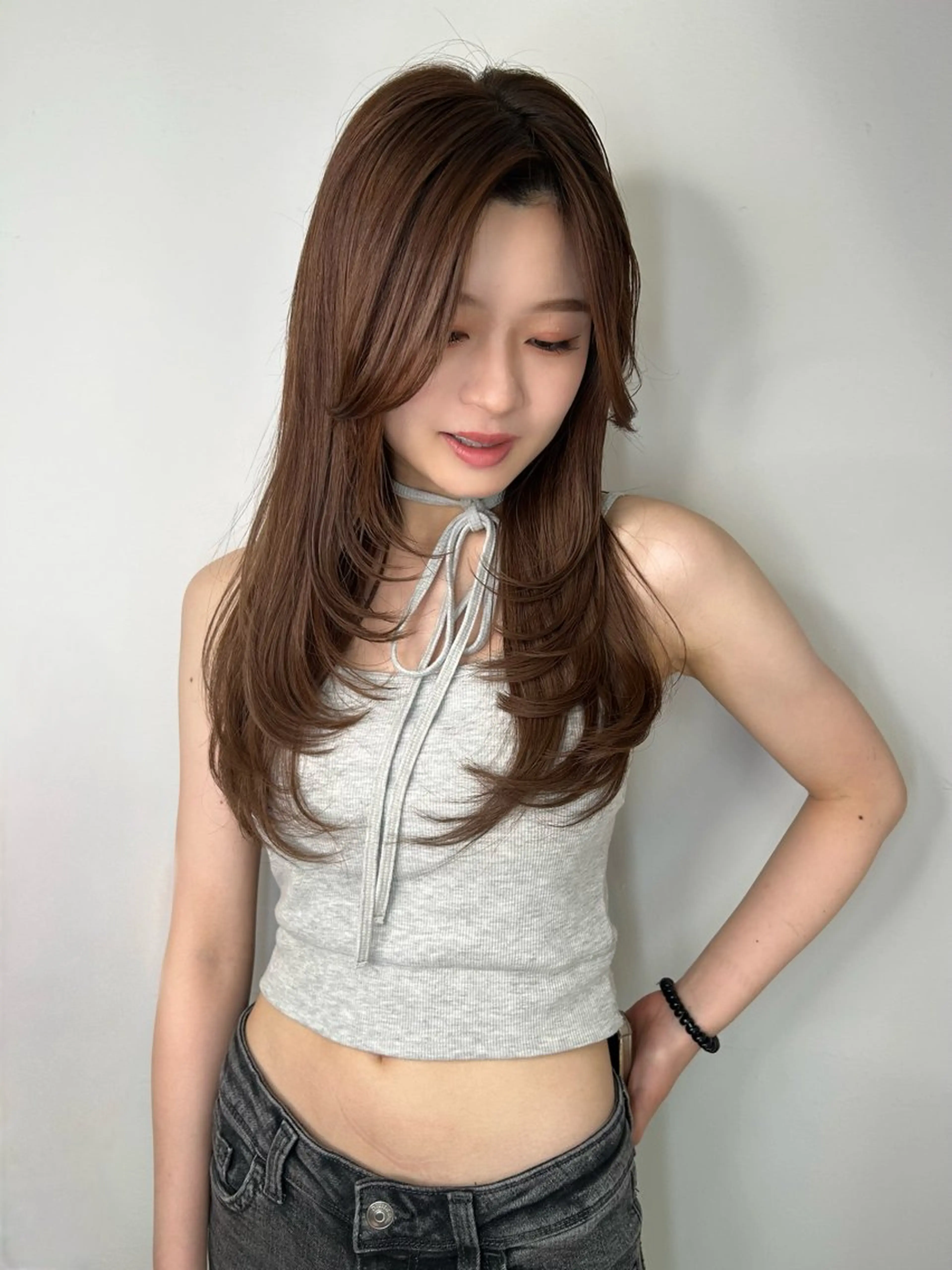 ロング カラー 透明感カラー/レイヤ ー🌙Honokaのヘアスタイル