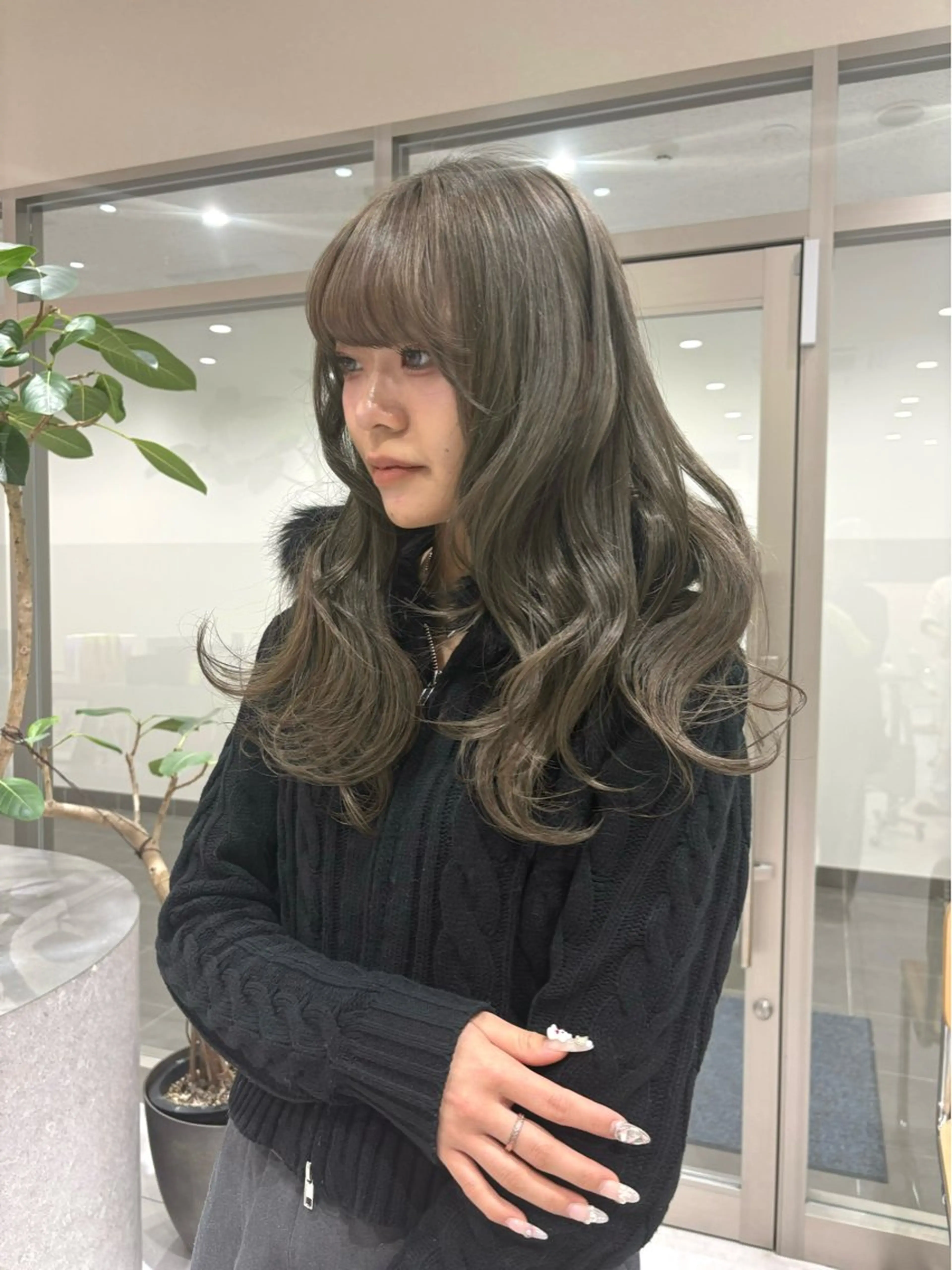 ロング カラー カット ヘアカラー バレイヤージュ/ヘア アレンジ/shionのヘアスタイル