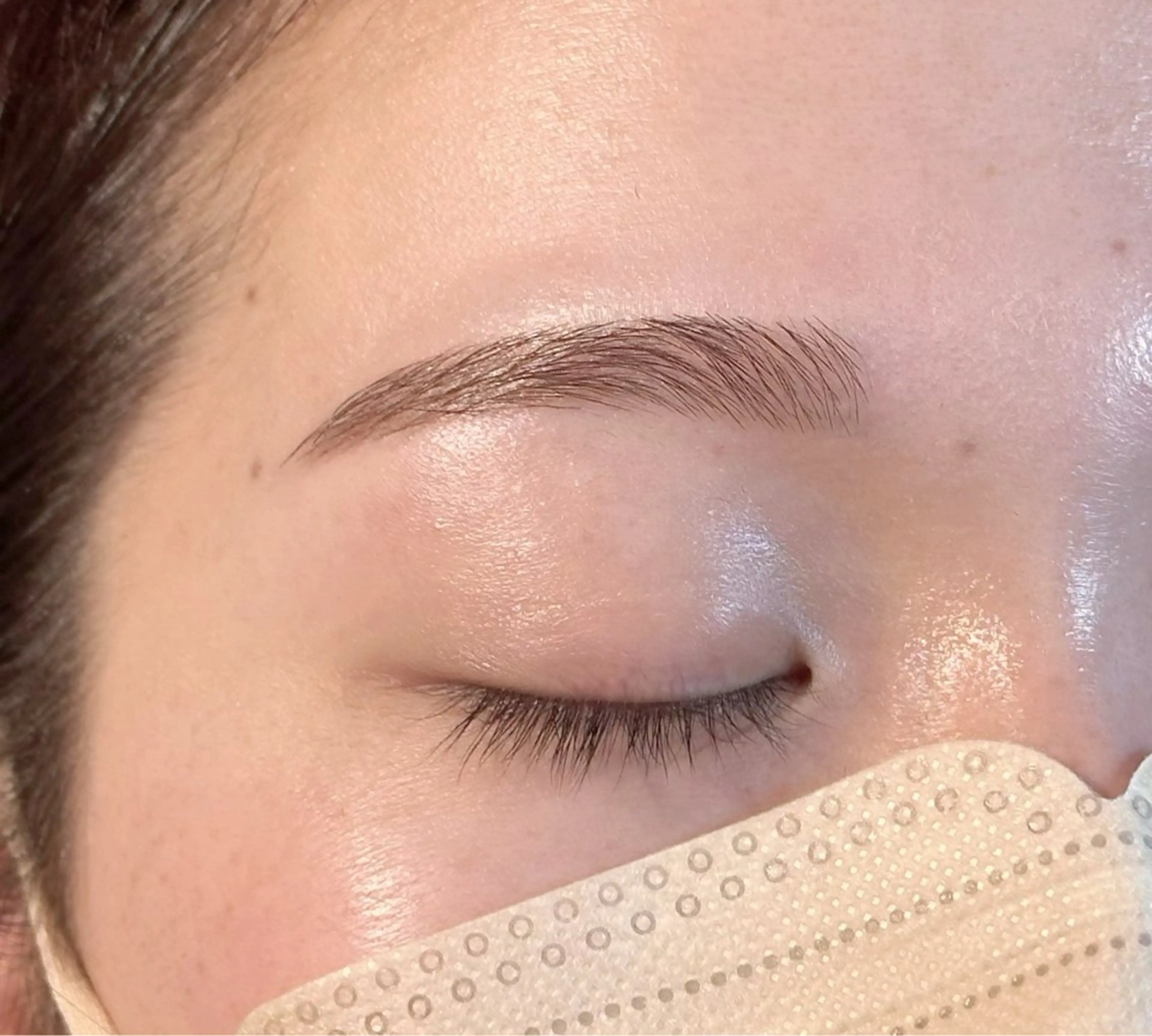 🕯アイブロウ【黄金比測定/オーガニックカラー/眉毛wax脱毛/眉メイク】の写真