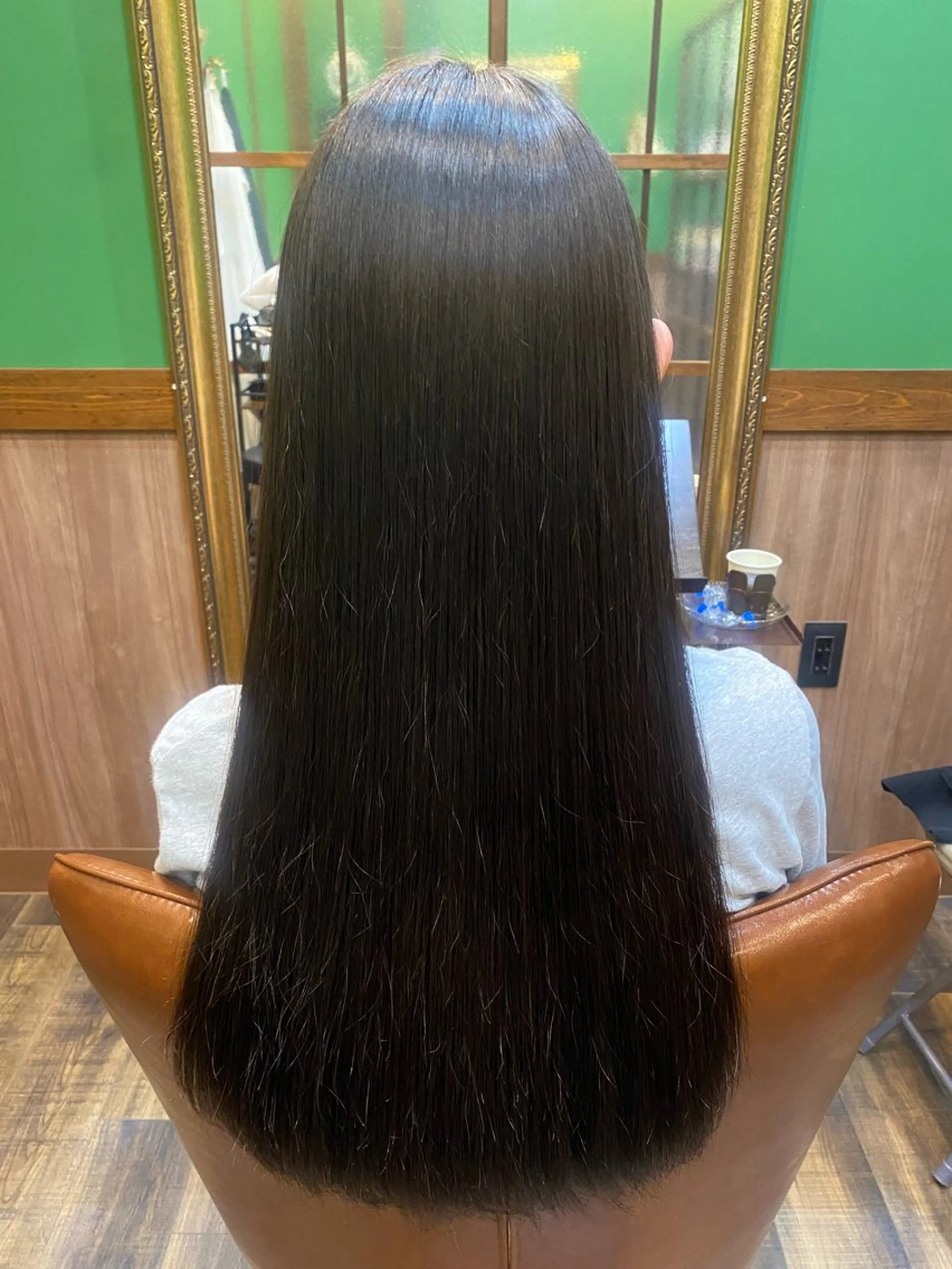 ロング カット 縮毛矯正 山田 太一のヘアスタイル
