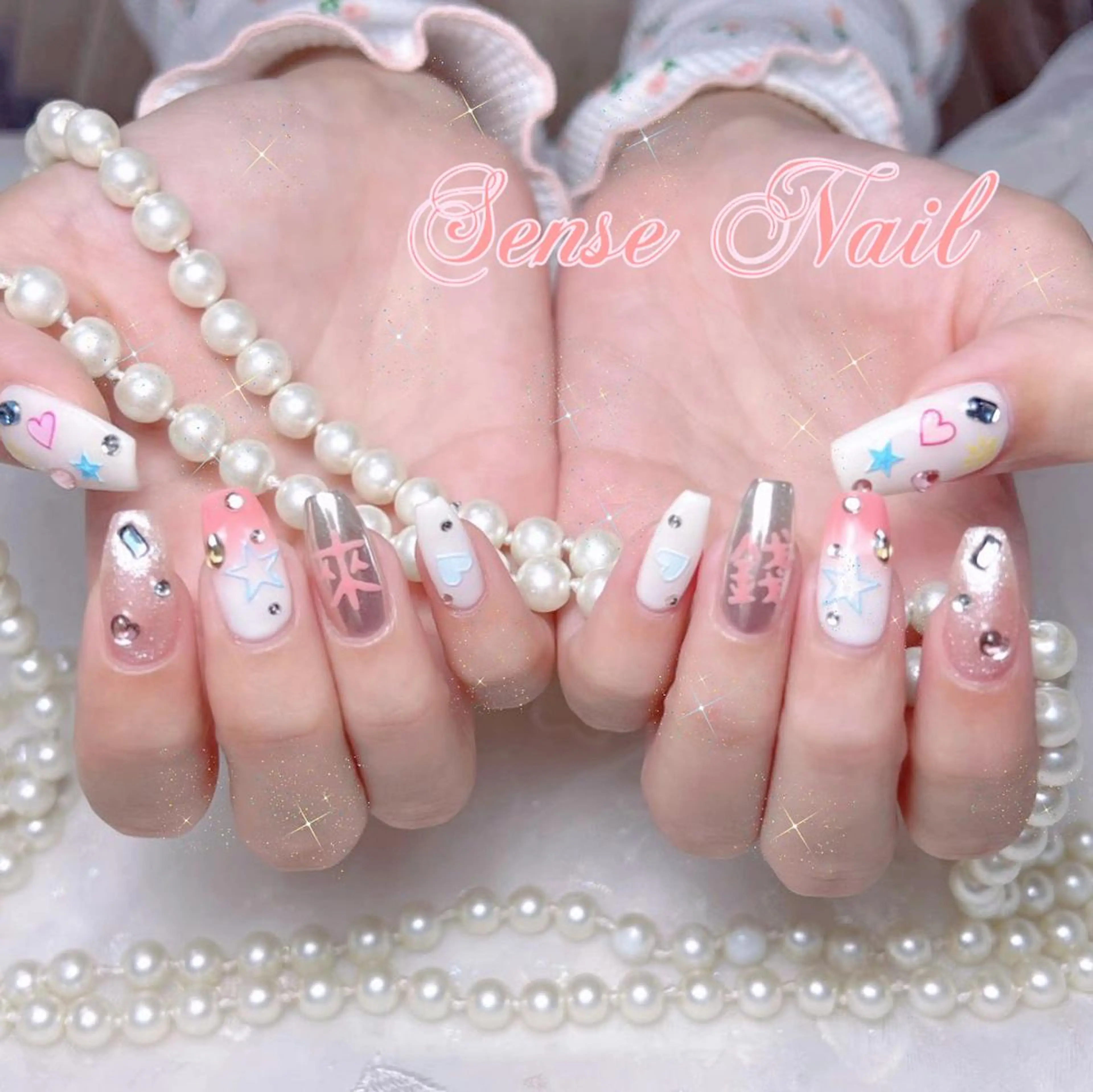 ネイル アートネイル ハンドネイル ハンドケア 🎀Sense Nail池袋店🎀のネイルデザイン