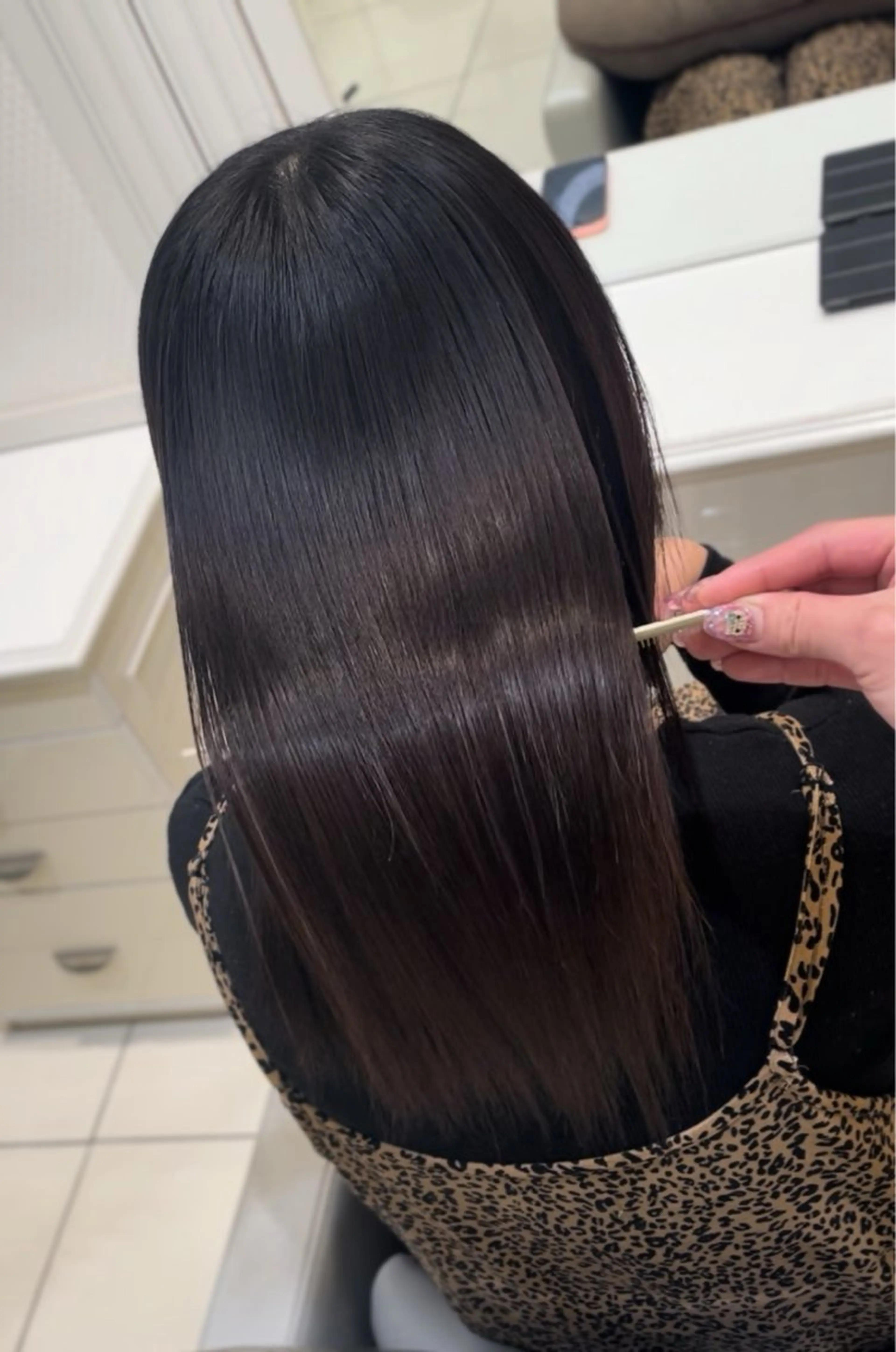 セミロング パーマ Ash銀座店💜 misaのヘアスタイル