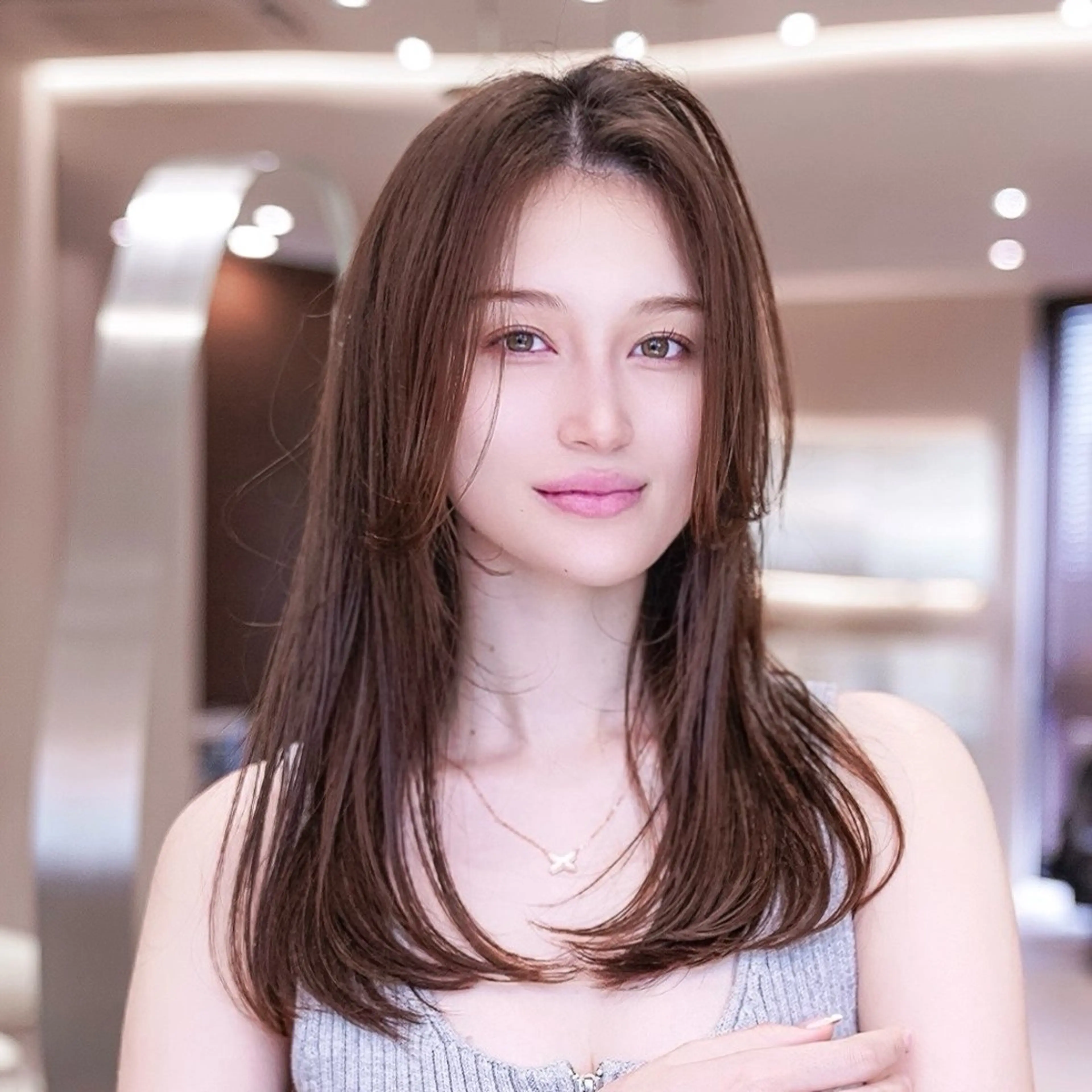 セミロング カラー 似合わせカット カット ヘアカラー ill HAVANA所属・渋谷/似合わせカット ・縮毛矯正　コウのヘアスタイル
