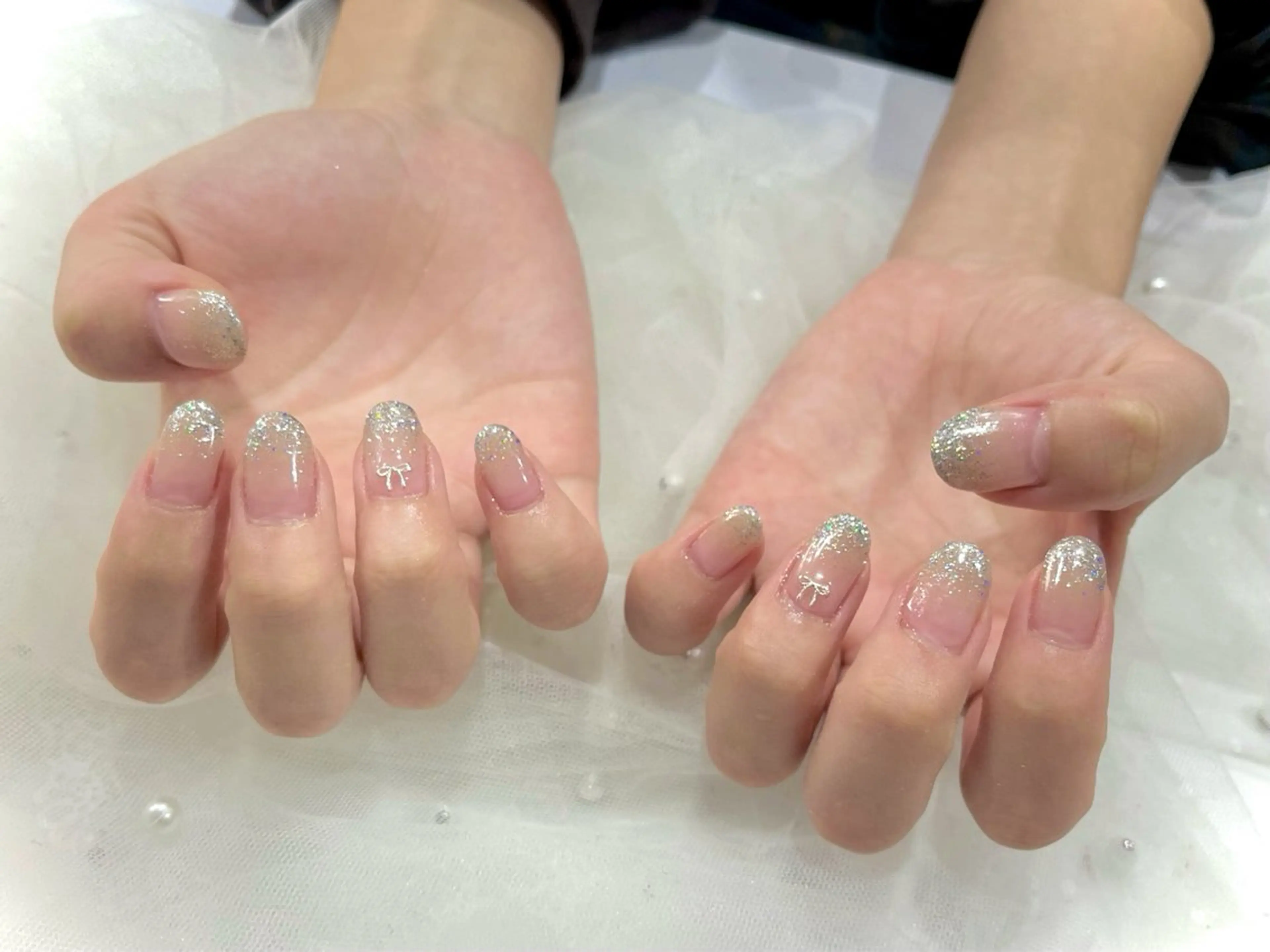 ネイル リボン Nail salon Cielel⟡Ayaのネイルデザイン