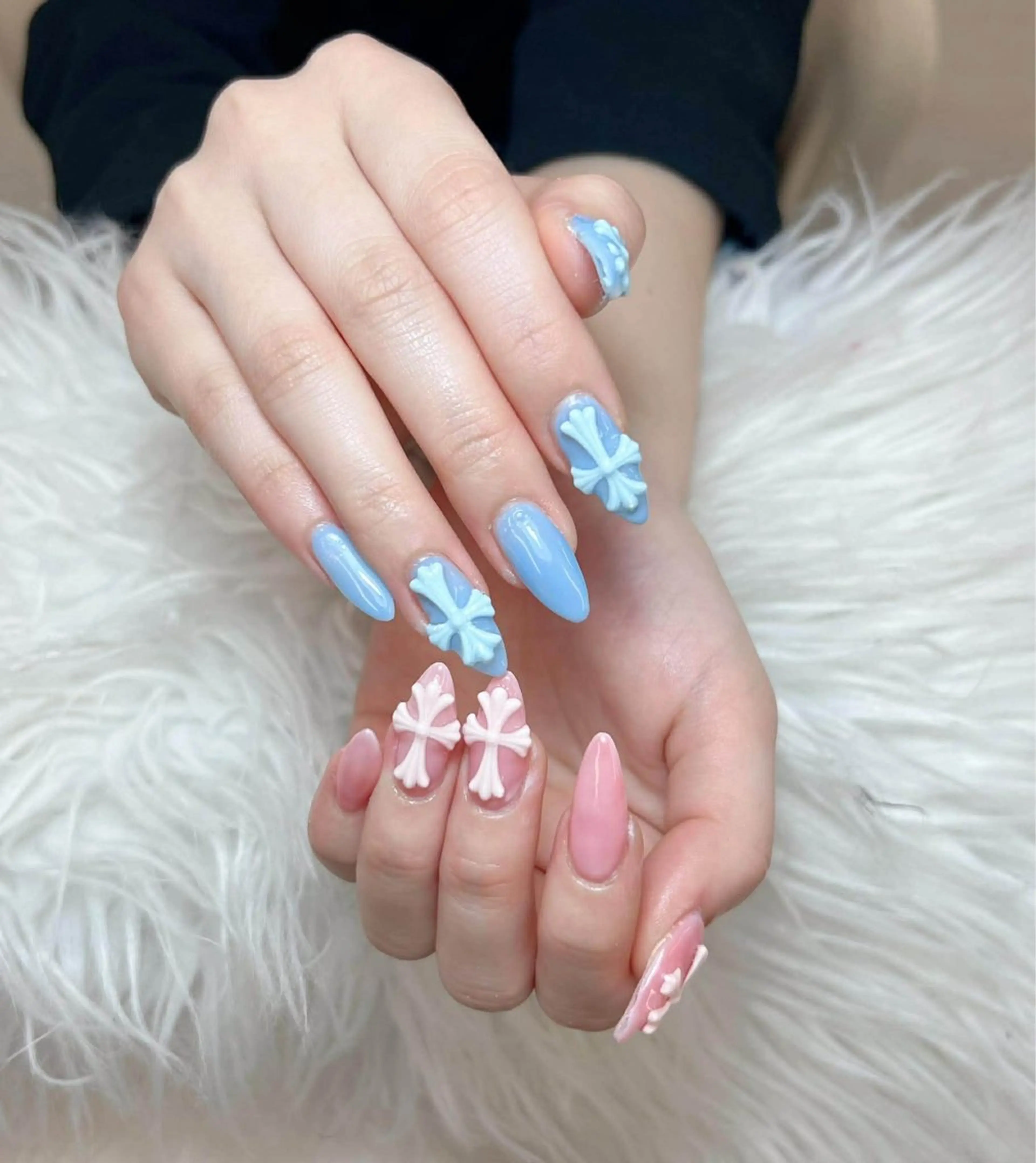 ネイル ハンドネイル ゴテゴテネイル JRのネイルデザイン