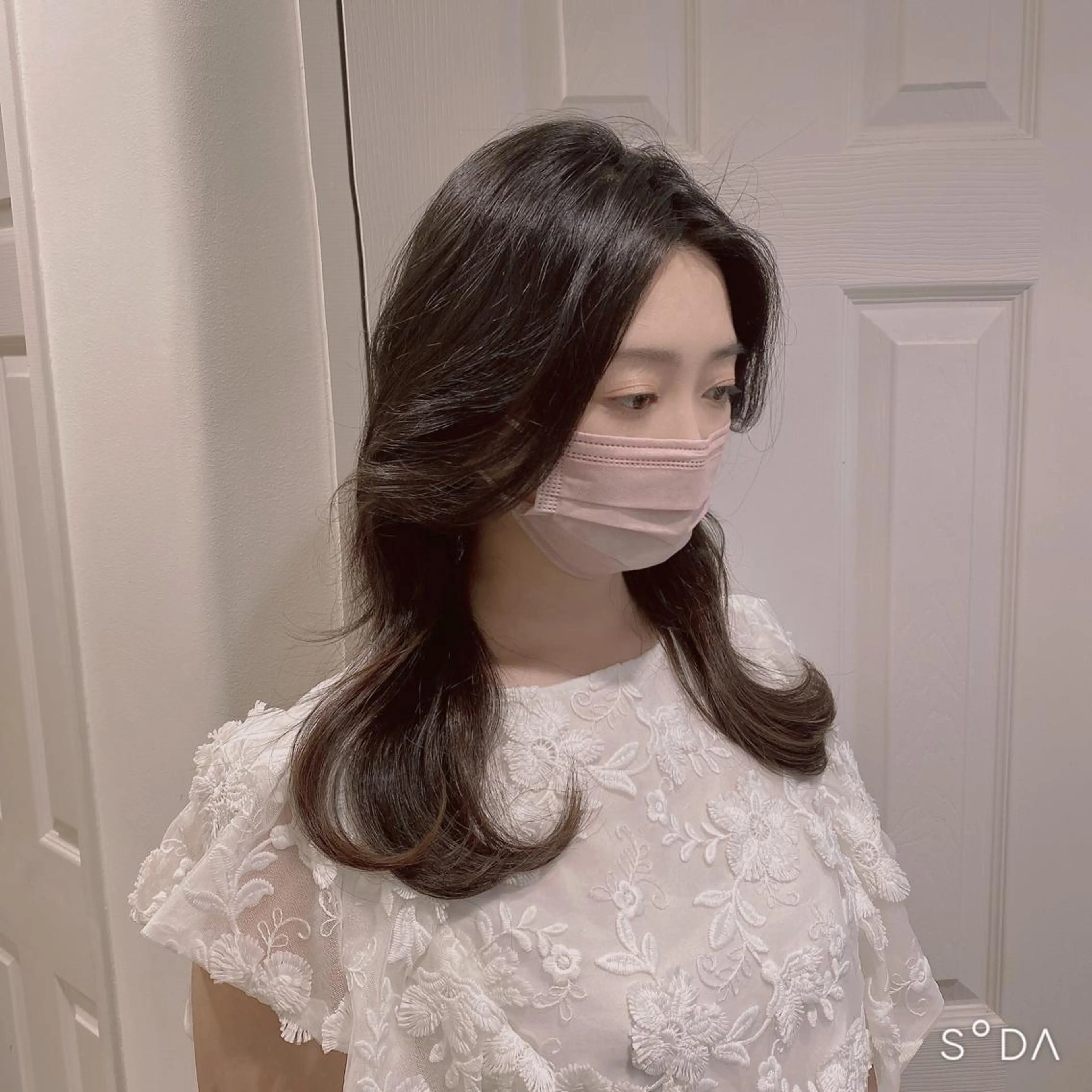 ロング カット La paix所属・パーソナルカラー lapiax阿部のヘアスタイル