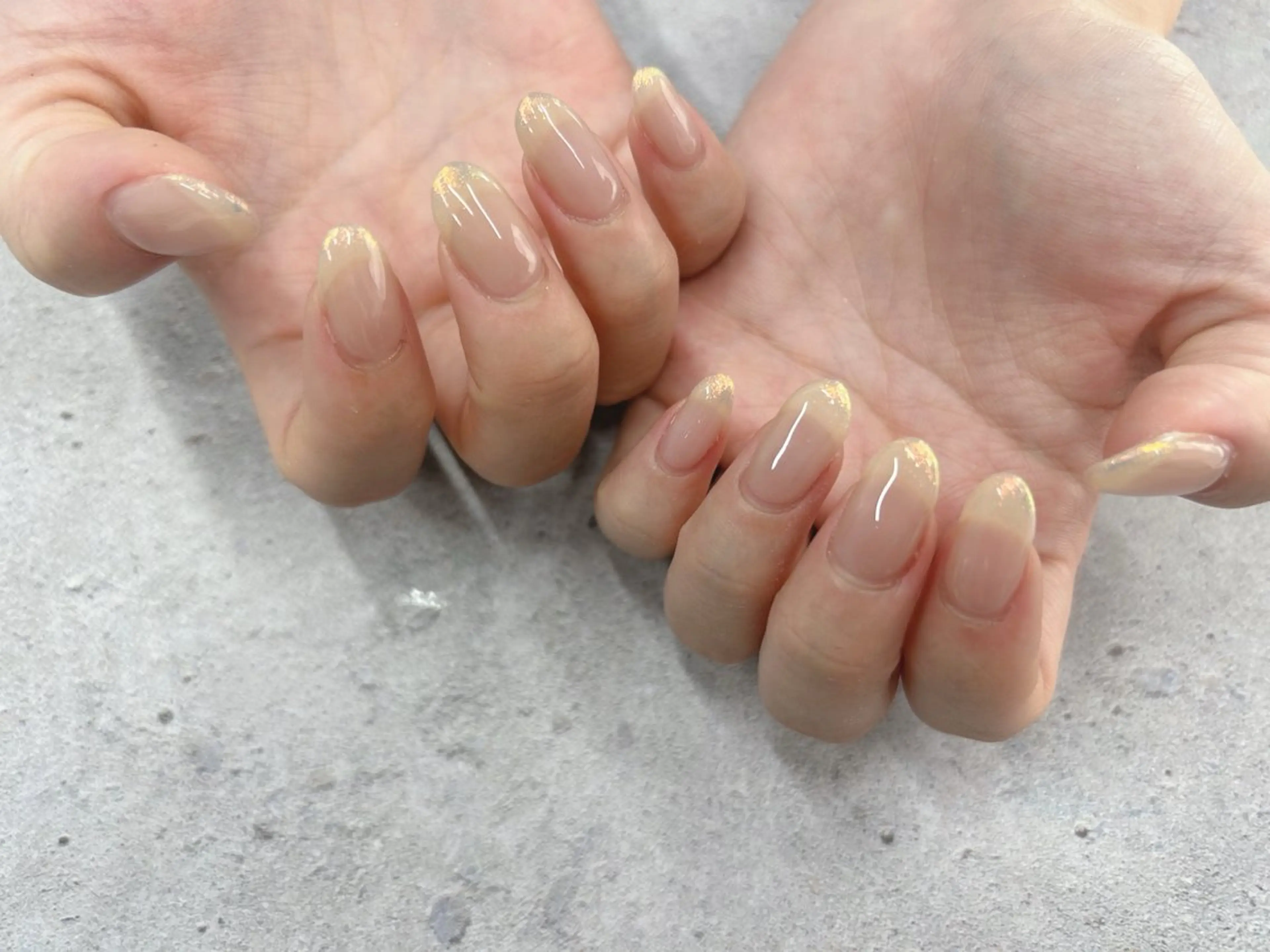 ネイル オーロラネイル ミラーネイル ハンドネイル Nail Salon agré所属・agré ネイルサロン　アグレのネイルデザイン