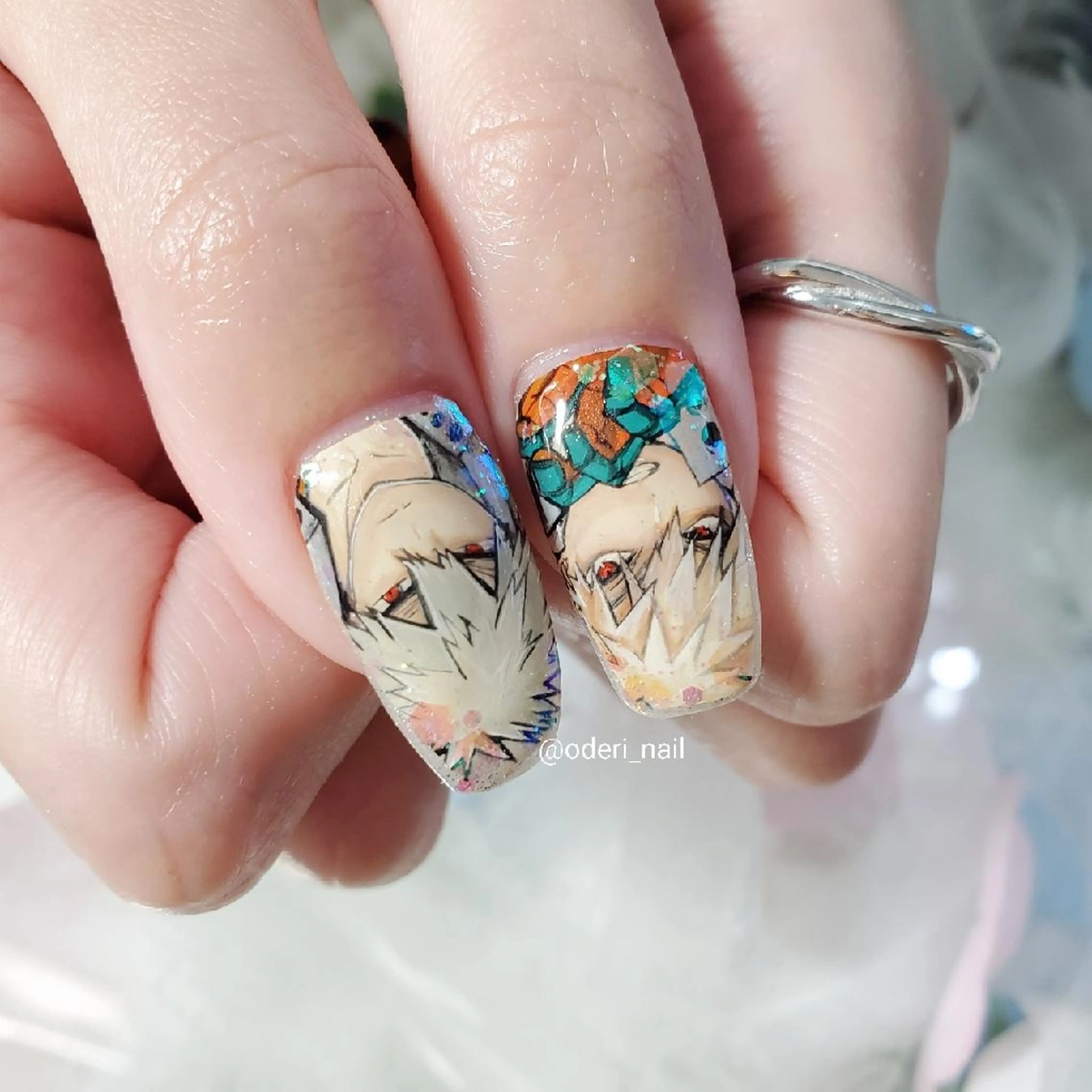ネイル アートネイル ジェルネイル おで@ oderi_nailのネイルデザイン