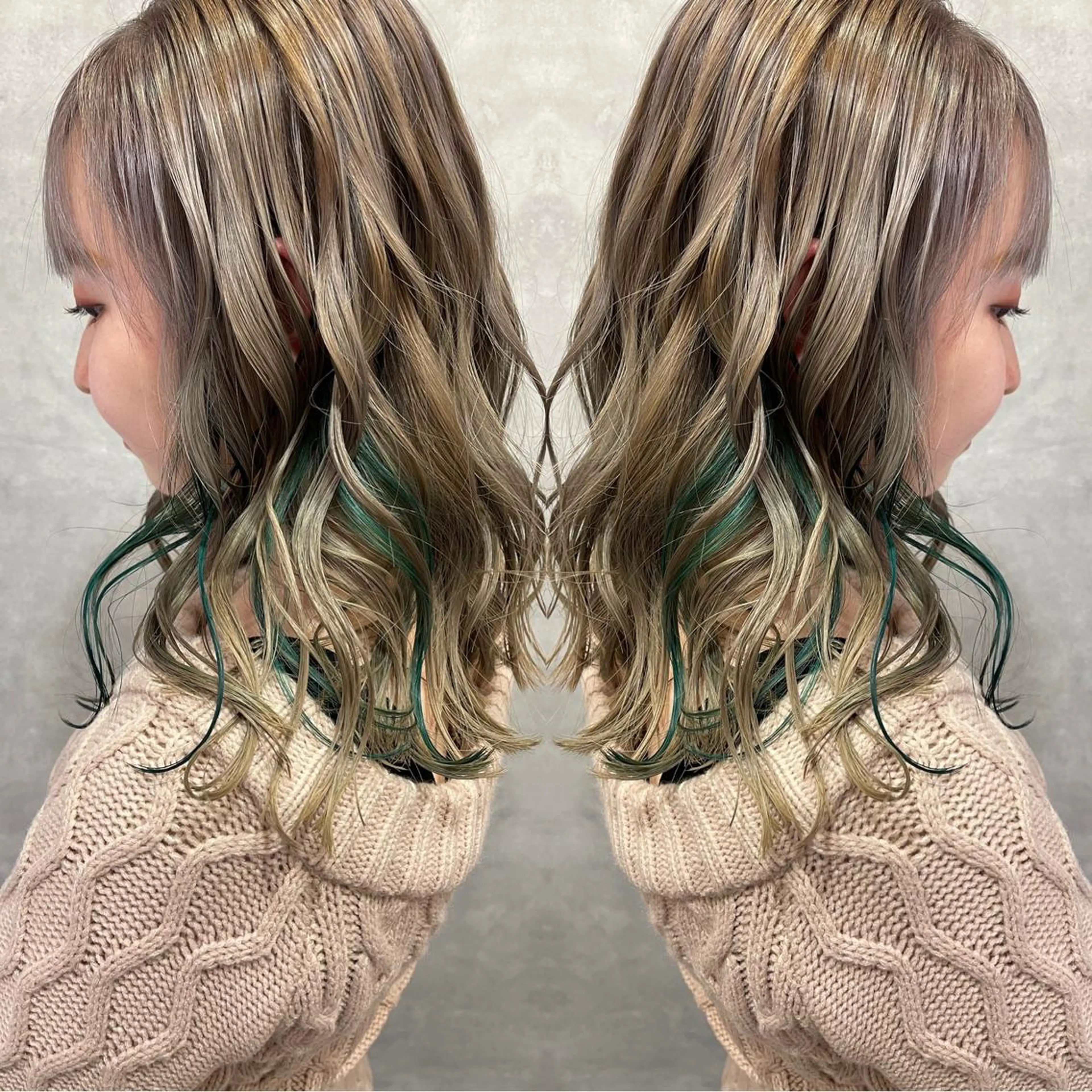 ミディアム アートディレクター ワダヒサノリのヘアスタイル