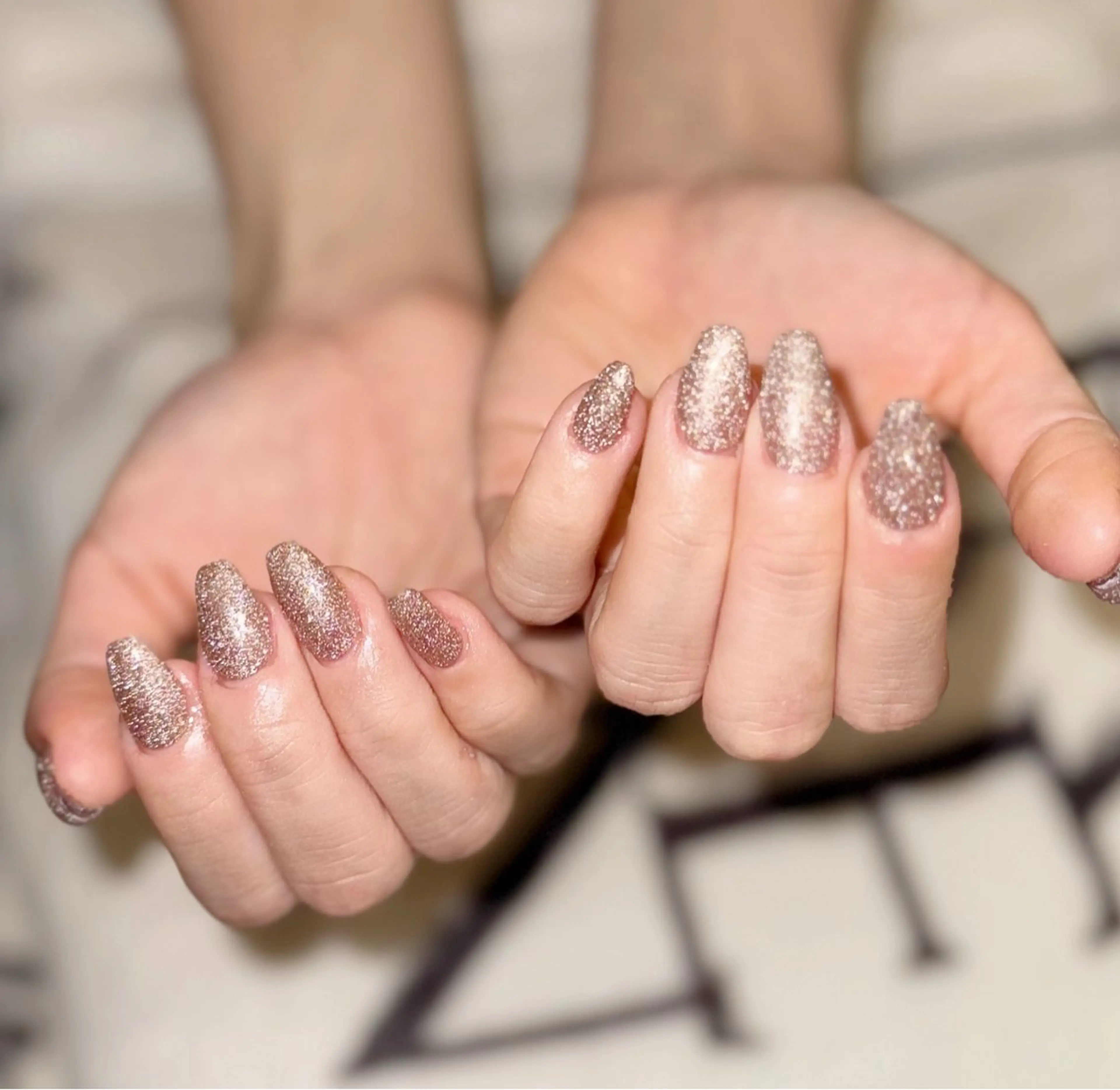 ネイル ブラウン 長さ出し フラッシュネイル ジェルネイル メンズネイル ハンドネイル MIMnail メンズネイリストのネイルデザイン