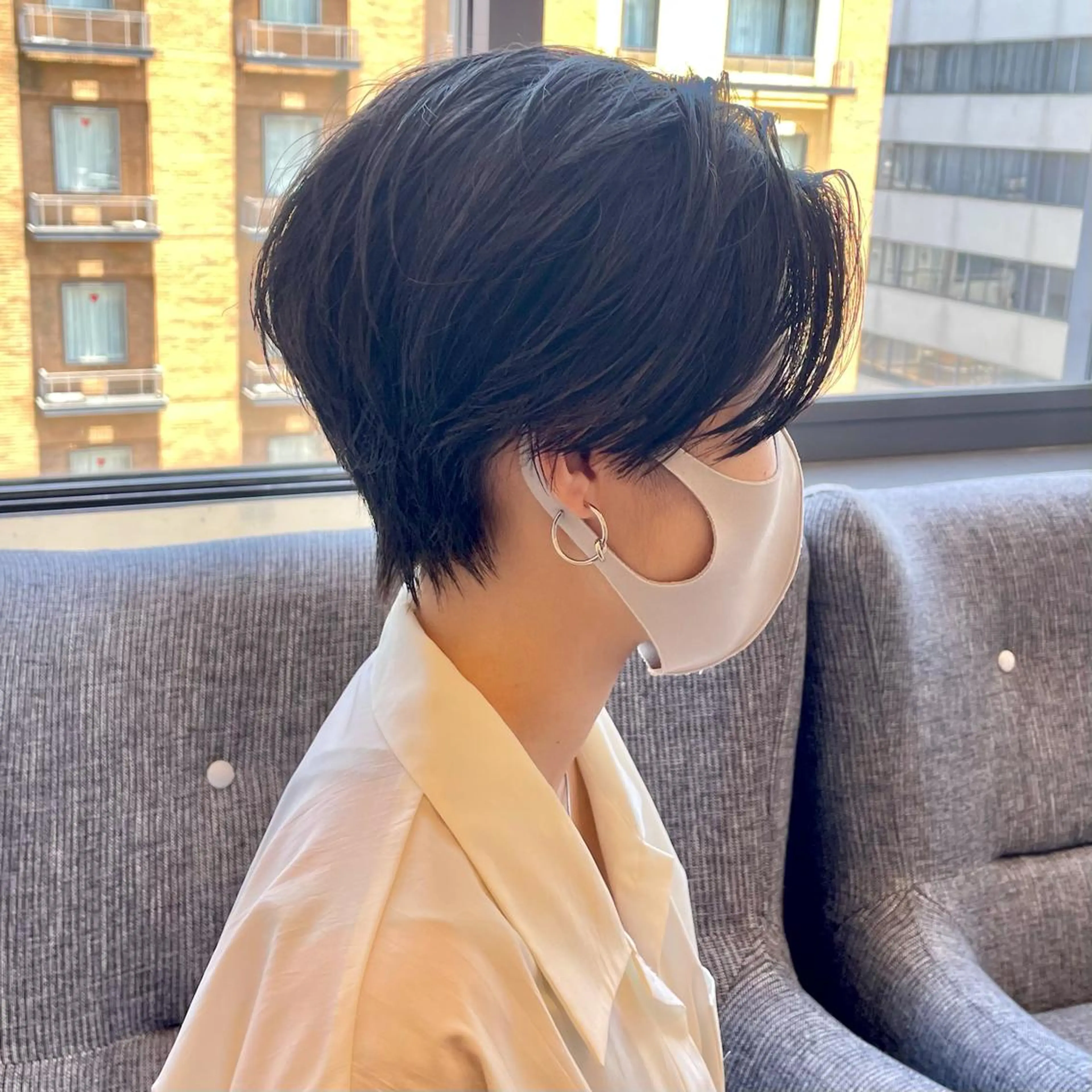 ショート ハンサムショート ショートヘア カット パーマ ヘッドスパ モデルさん募集中IT byALBUM八王子のヘアスタイル