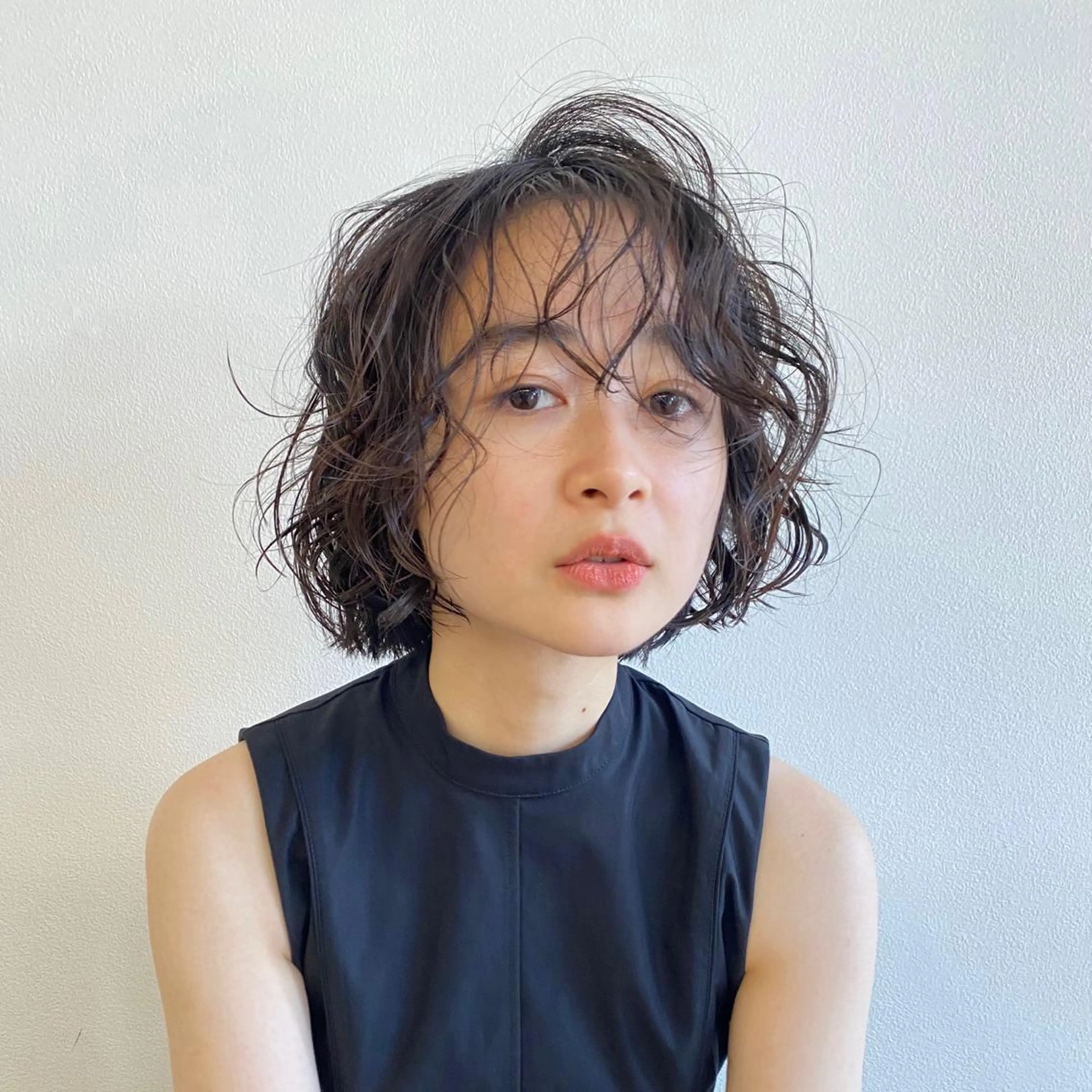 ショート パーマ 学生 カット パーマ トリートメント 神戸美容室 マオのヘアスタイル