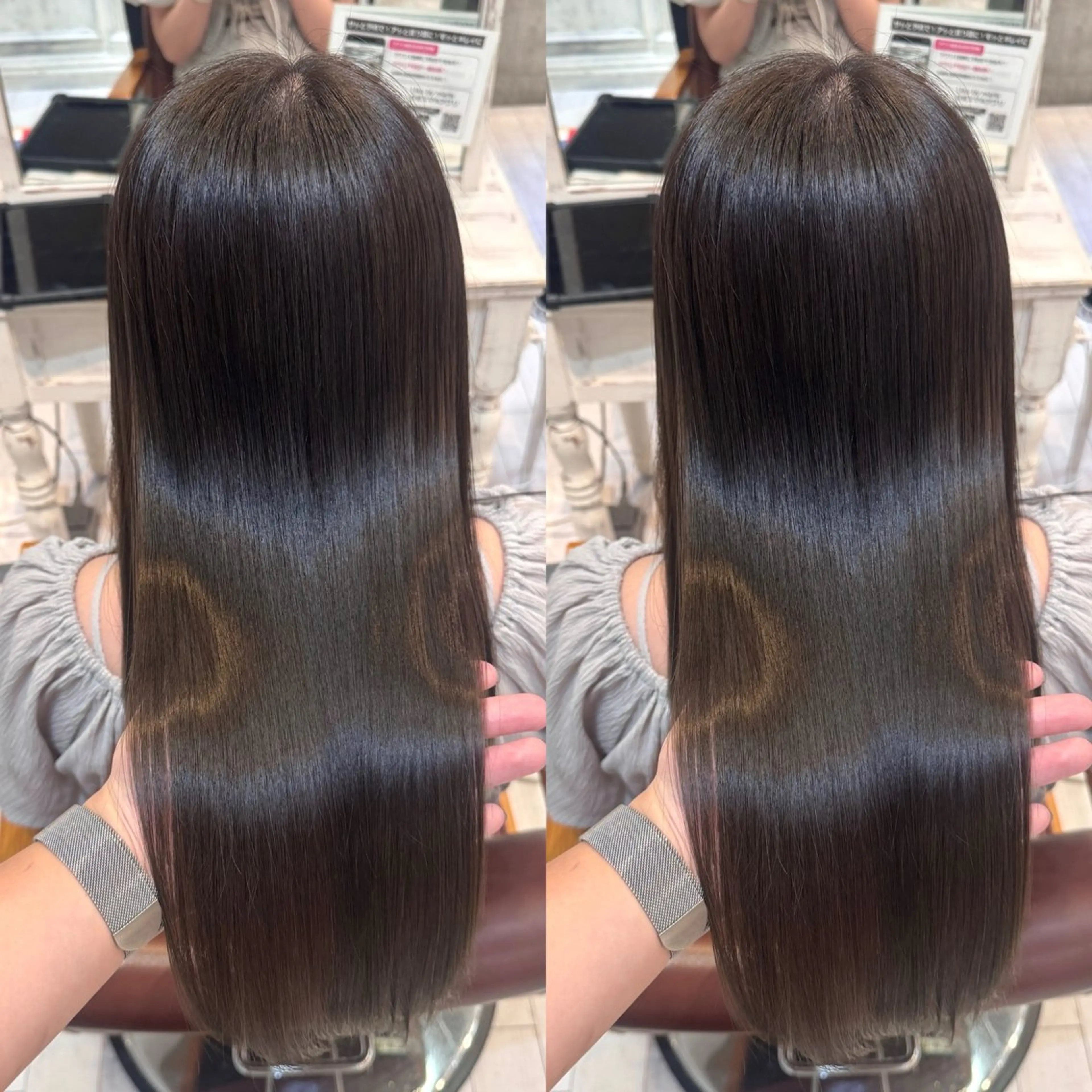 ロング カラー カット ヘアカラー トリートメント 髪質改善/縮毛矯正/ レイヤーカット/ガブのヘアスタイル