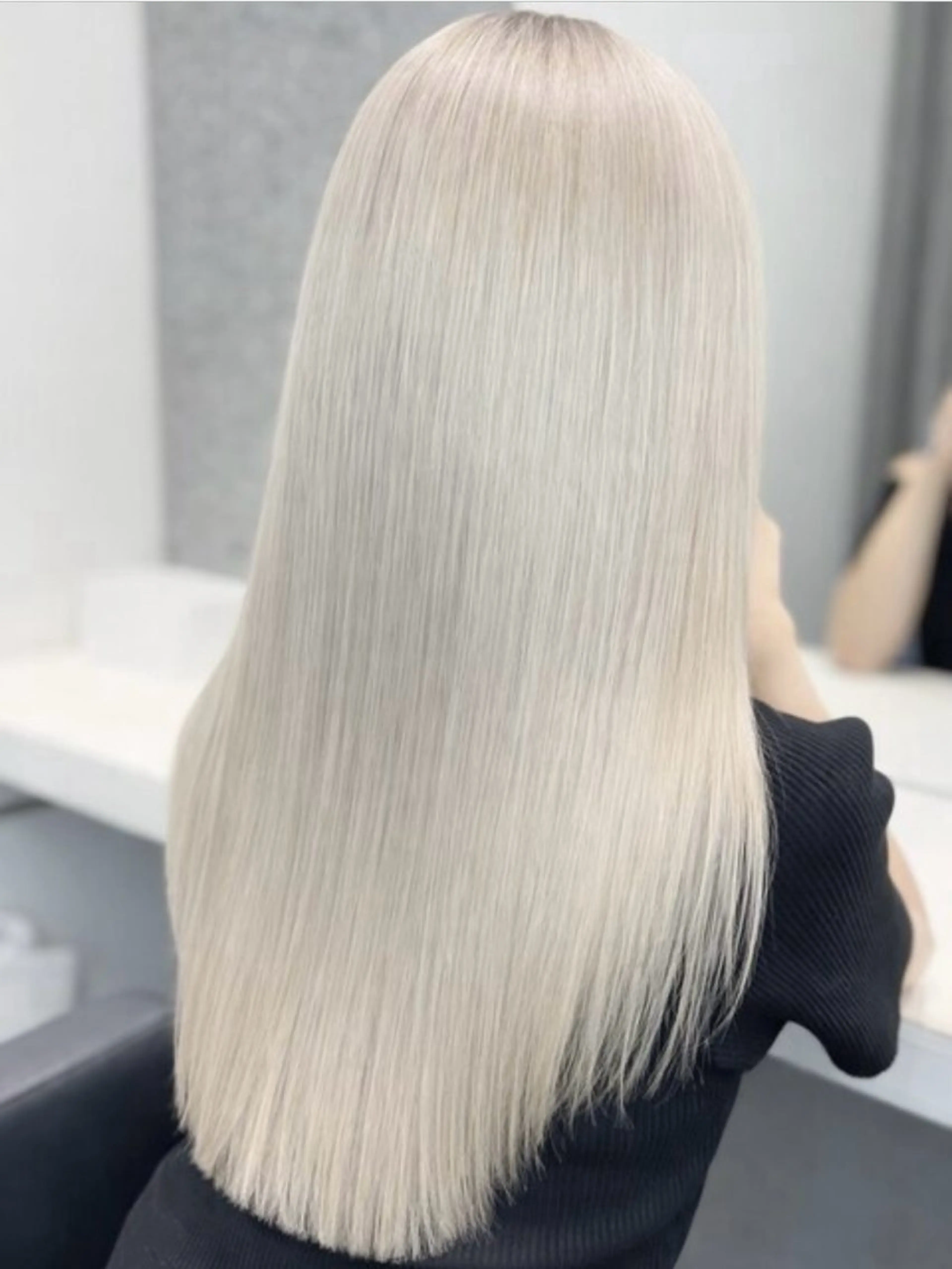 ロング カラー ヘアアレンジ ヘアカラー トリートメント vizz by el yts 北谷ブリーチのヘアスタイル