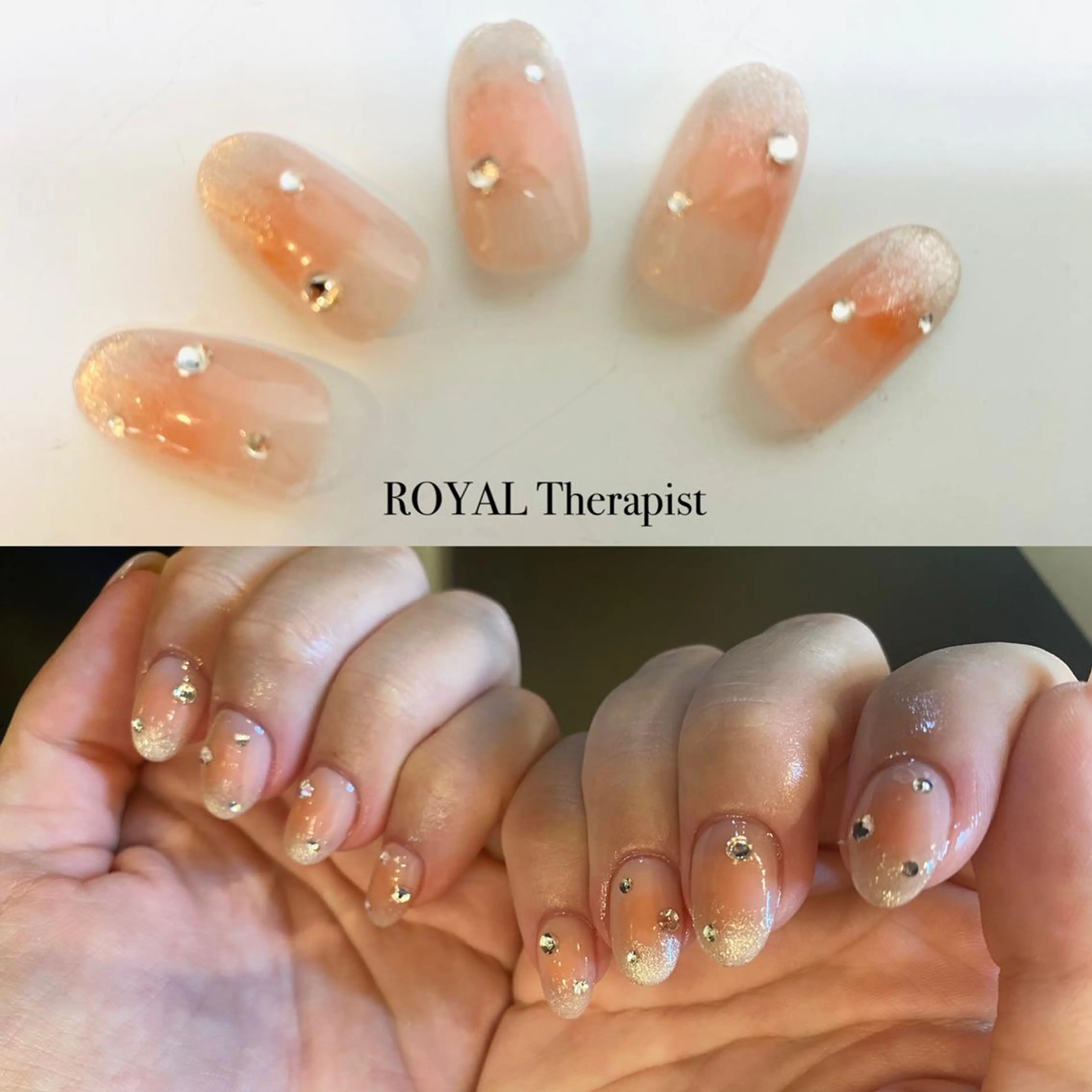 ネイル ハンドネイル 【山岡】 ロイヤル•セラピストのネイルデザイン